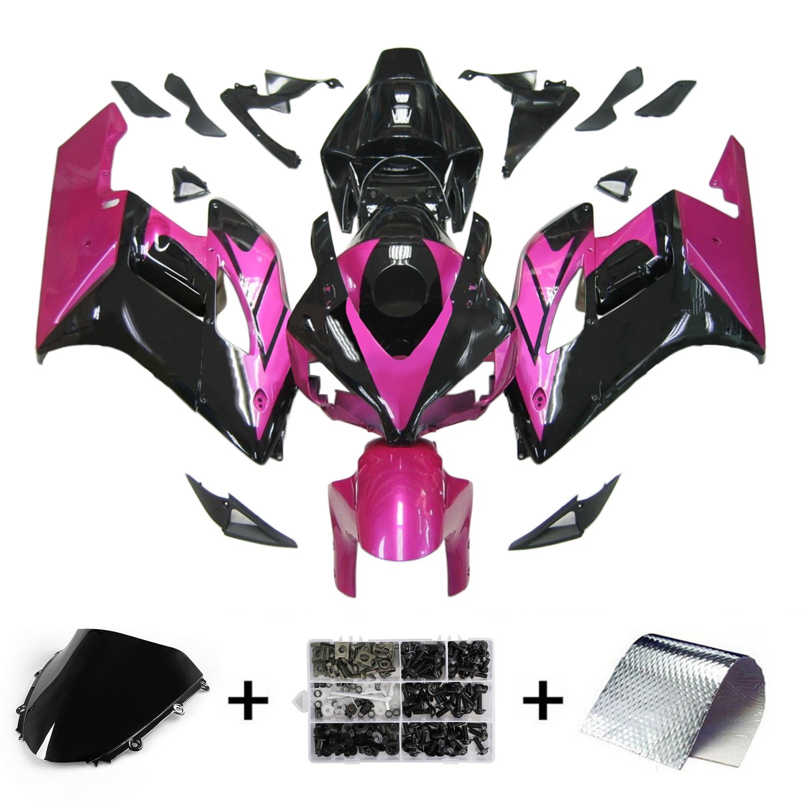 Kit de carénage par injection, carrosserie en plastique ABS pour Honda CBR1000RR 2004-2005