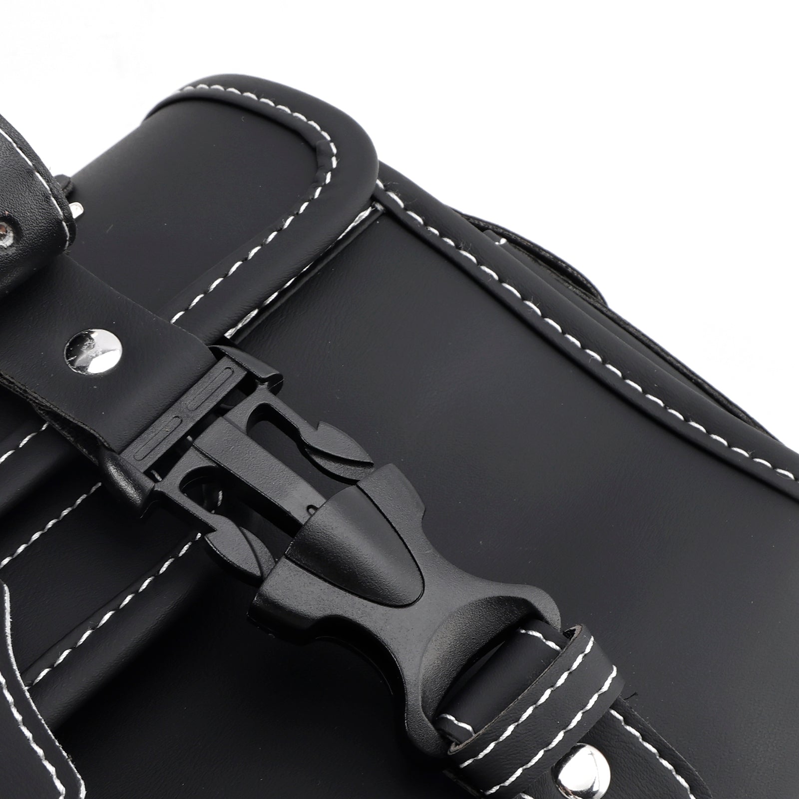 Universele zijtas in PU voor motorfiets, zwart