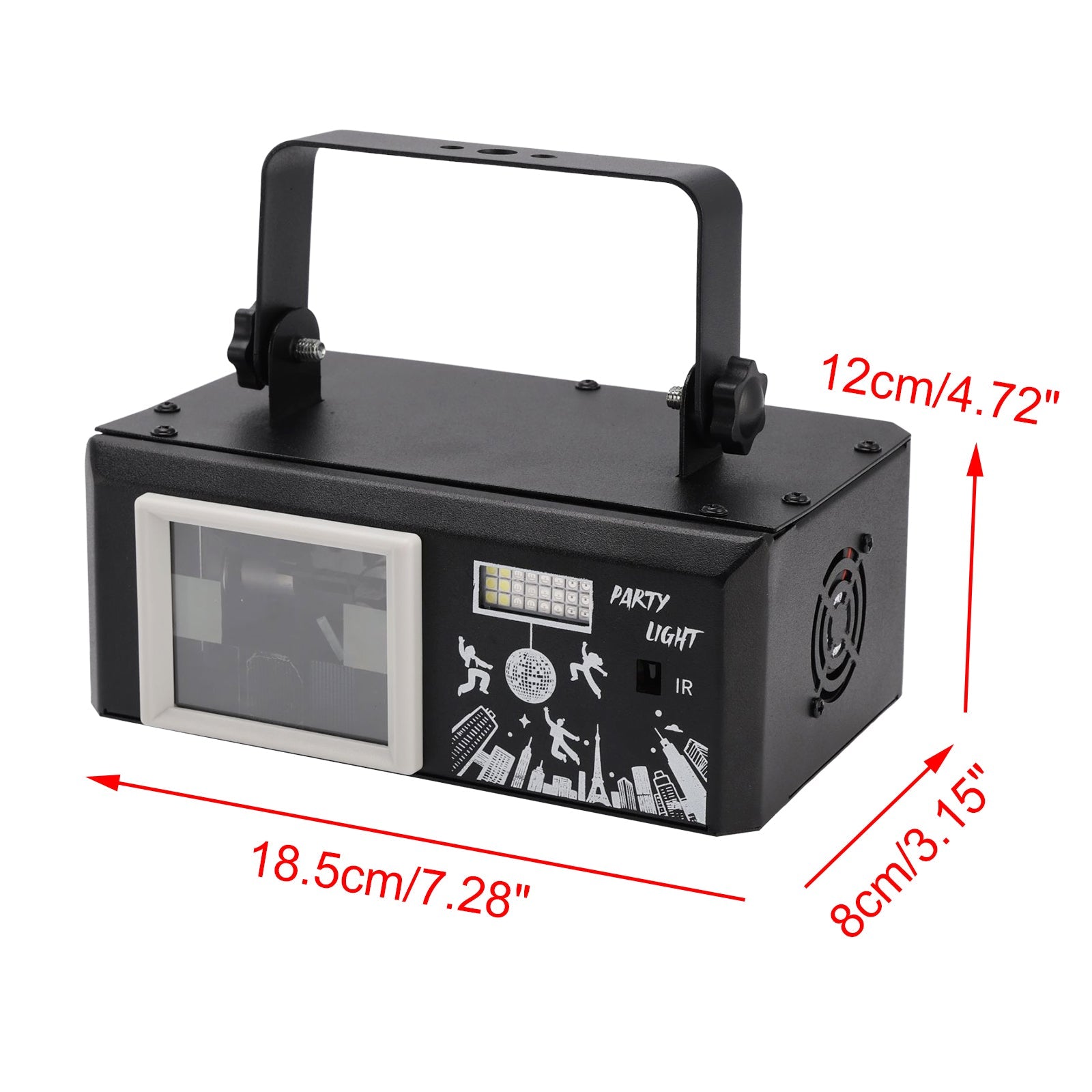 Système d'éclairage laser LED UV 6 en 1 pour scènes de discothèque et clubs