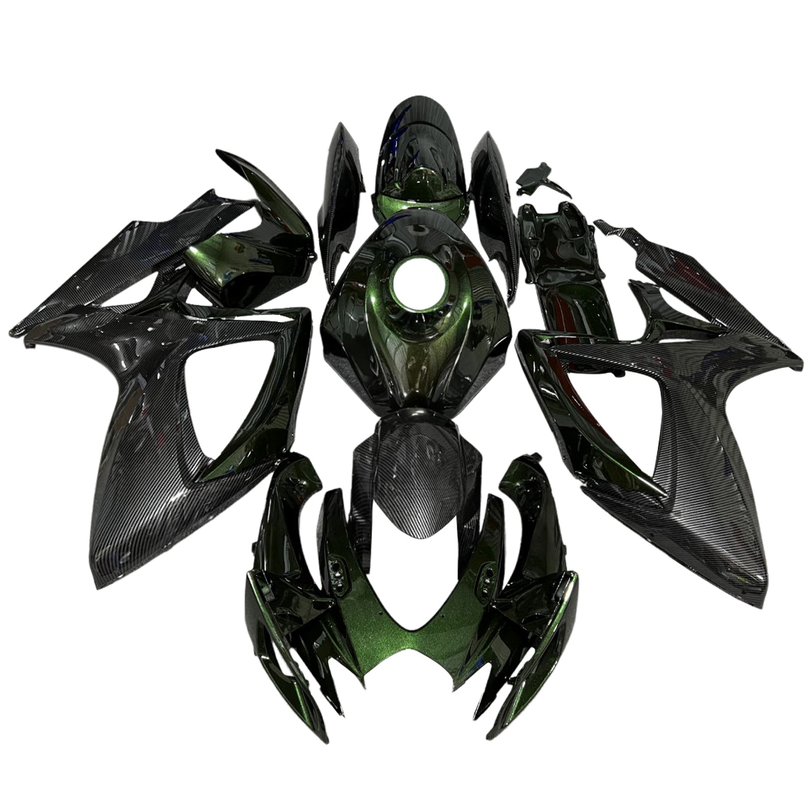 Kit de carénage injecté en plastique ABS pour Suzuki GSXR 600/750 2006-2007 K6