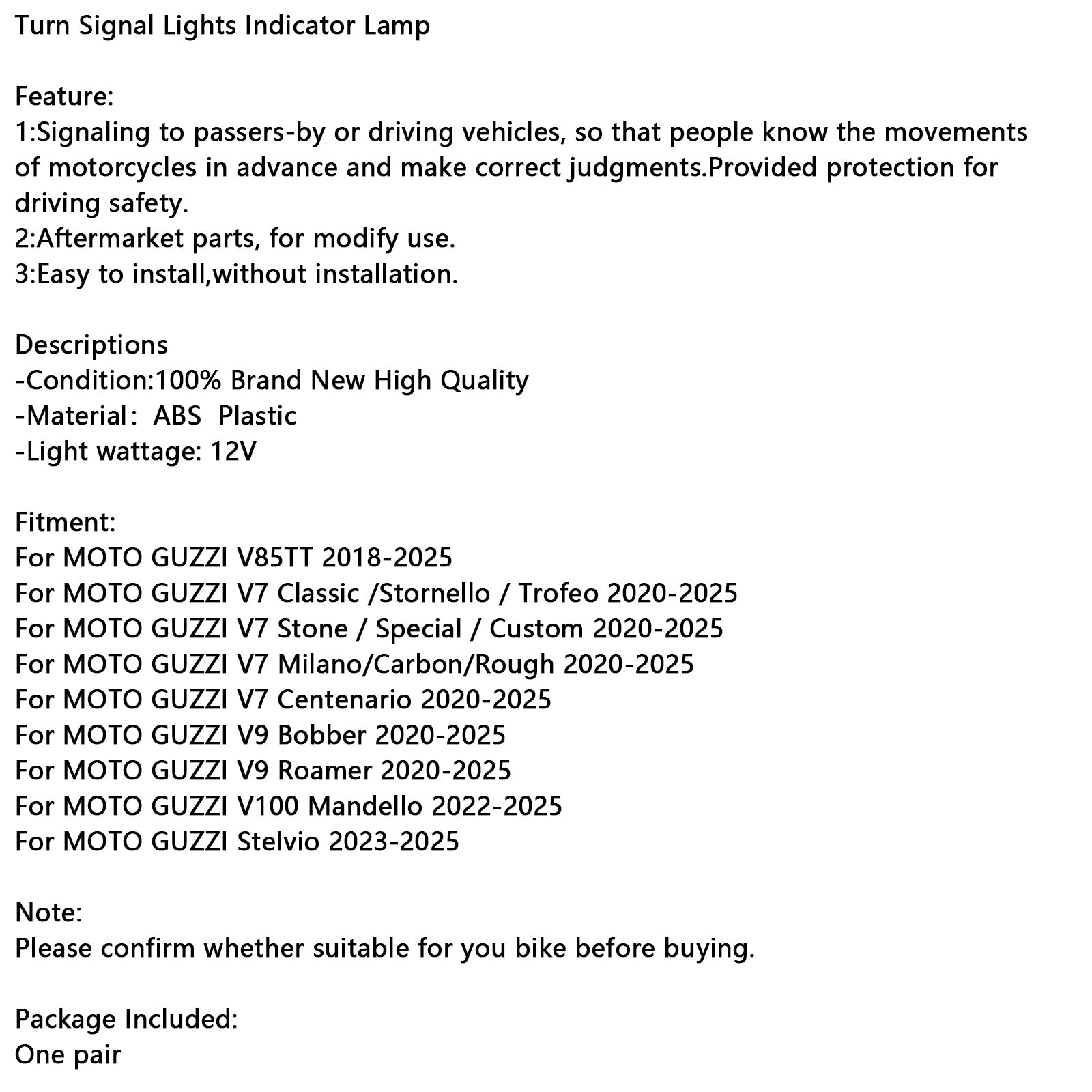 Motocykl Guzzi V7 V100 V85TT STELVIO Corner