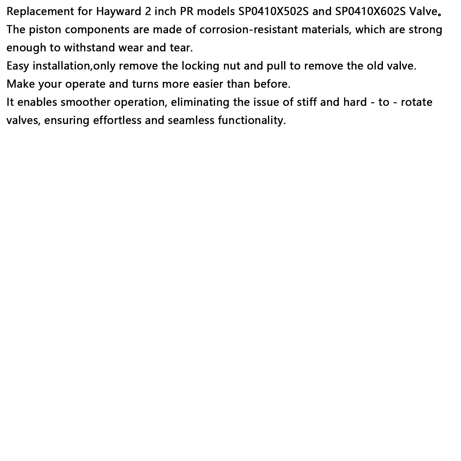 Remplacement de l'ensemble poignée et piston SPX0410BA pour la série Hayward SP0410X