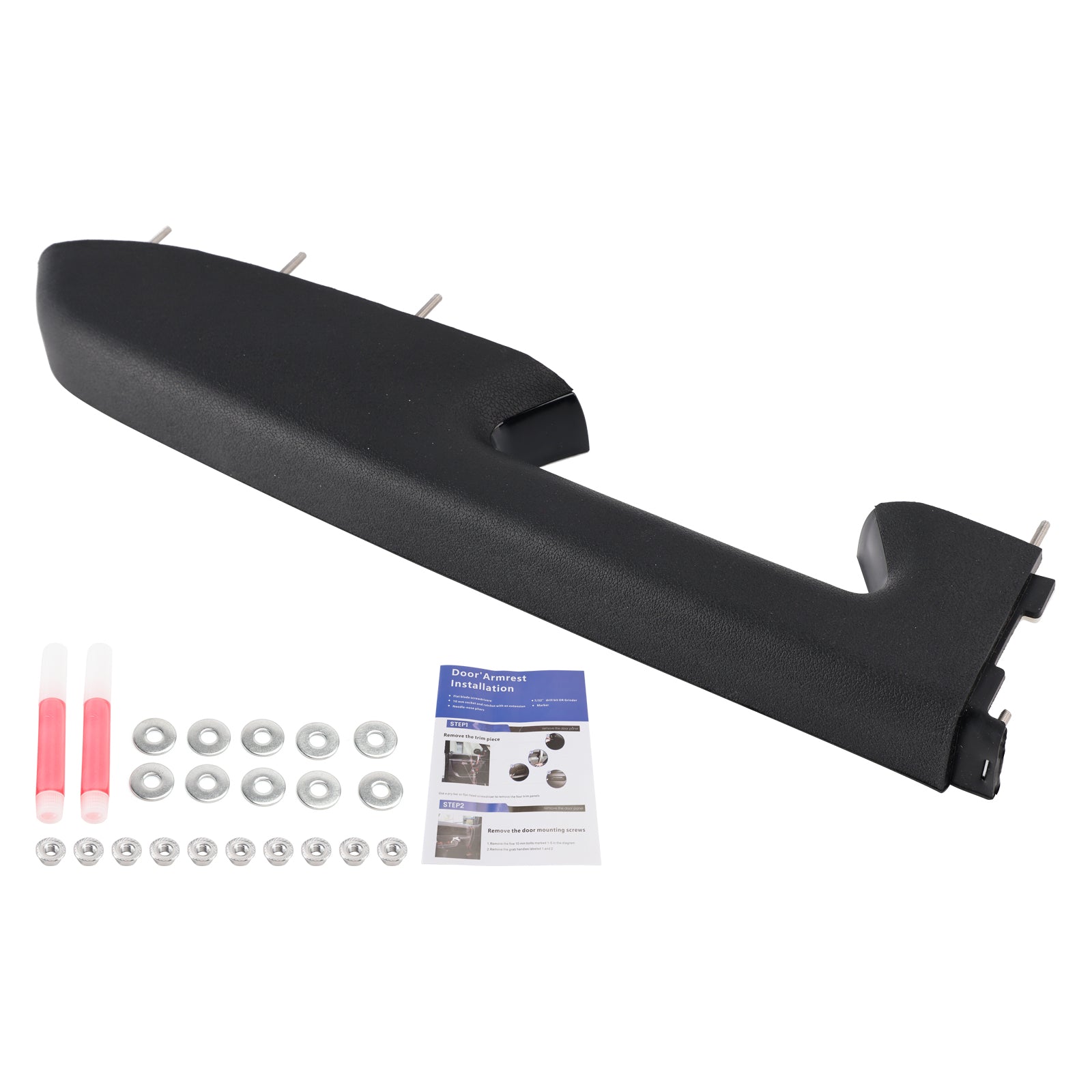 Kit de réparation d'accoudoir avant gauche compatible avec Chevy Silverado 1500 2500HD 3500HD 10-2014