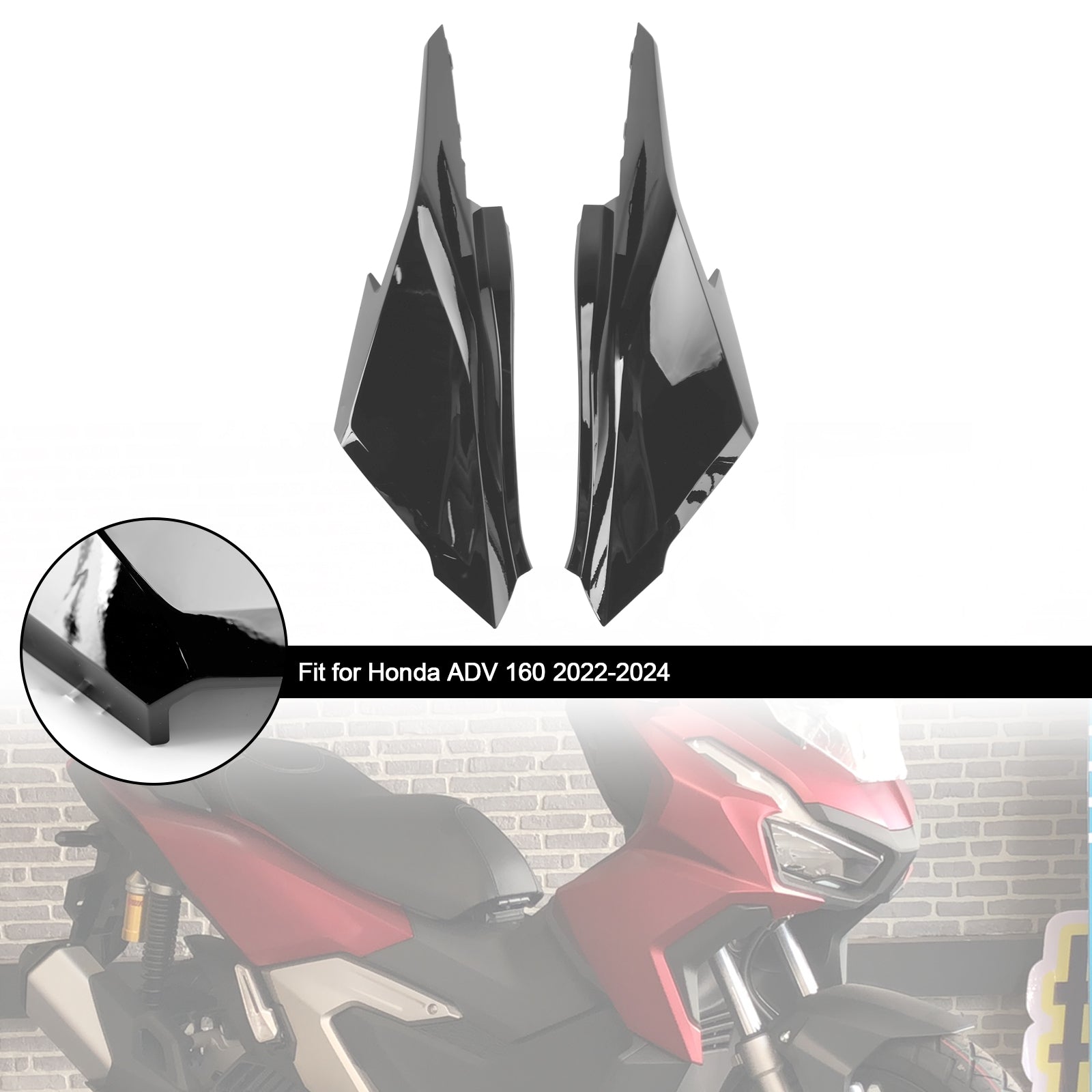 2023-2024 Honda ADV 160 Copertura del telaio laterale del sedile posteriore Carenatura