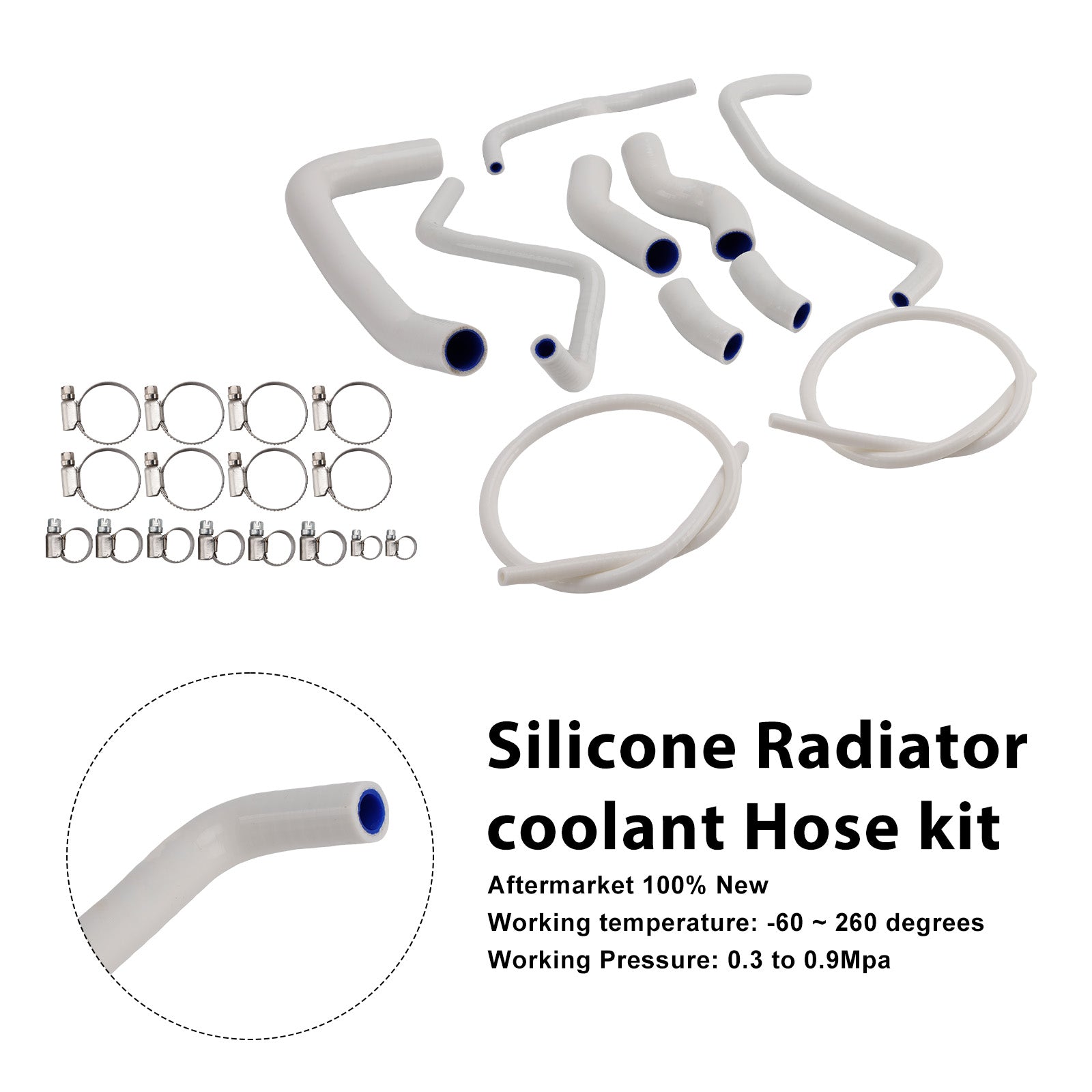 Durite de refroidissement en silicone pour radiateur Suzuki SV 650 (2016-2025)