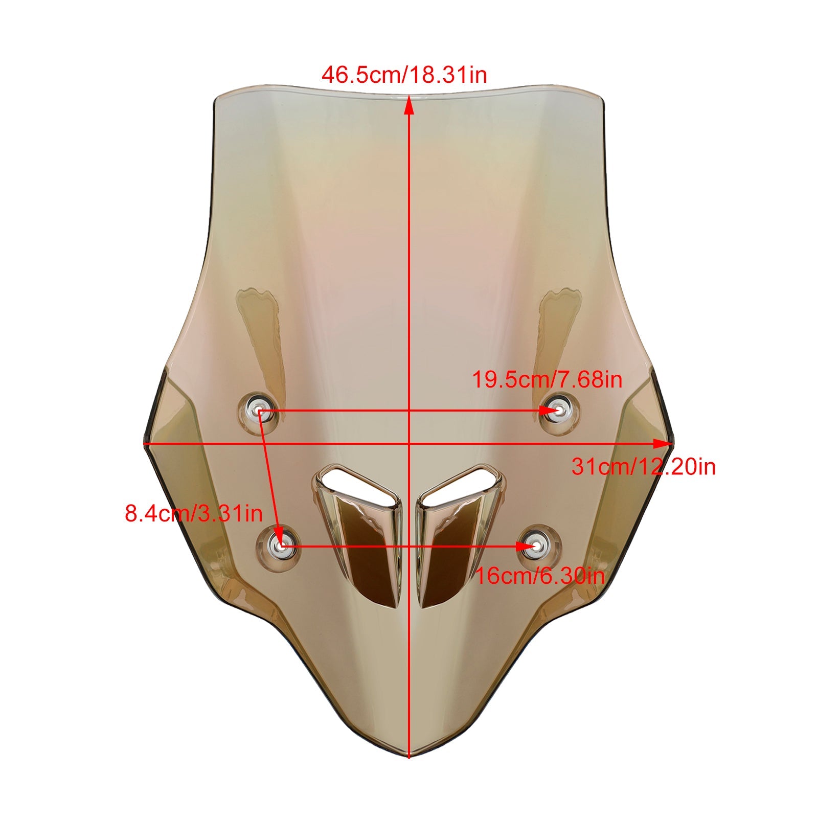 Pare-brise de moto ABS adapté pour HONDA CB400X/CB500X 2019-2024