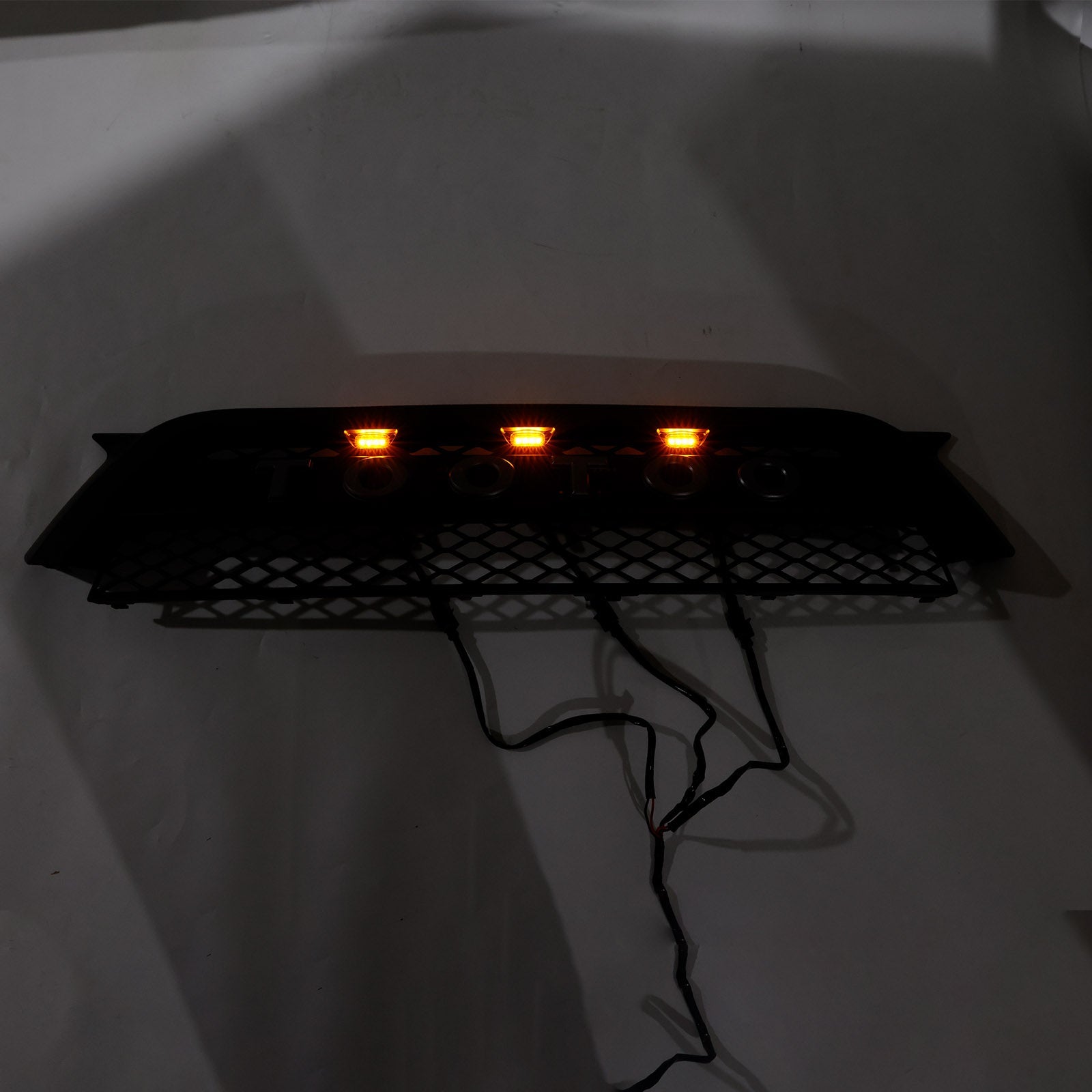 Griglia per paraurti anteriore TRD Pro Style per Toyota 4Runner 2010-2013, nero opaco