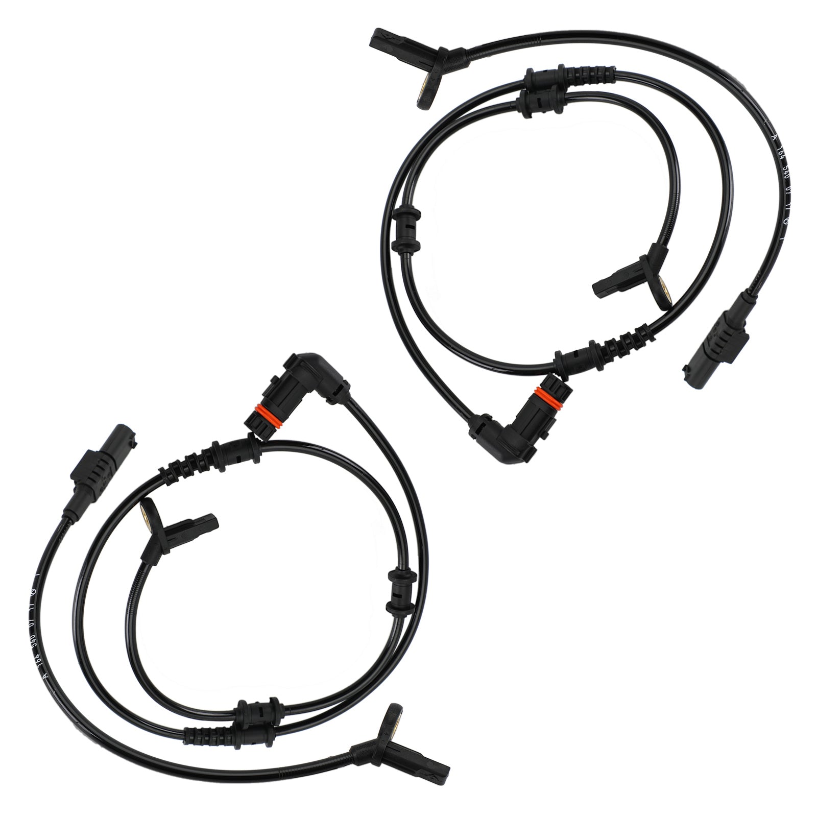 ABS senzor 4Pcs spredaj zadaj levo desno za 2007-2009 Mercedes-Benz ML320 3.0L A1645400917 A1645400717