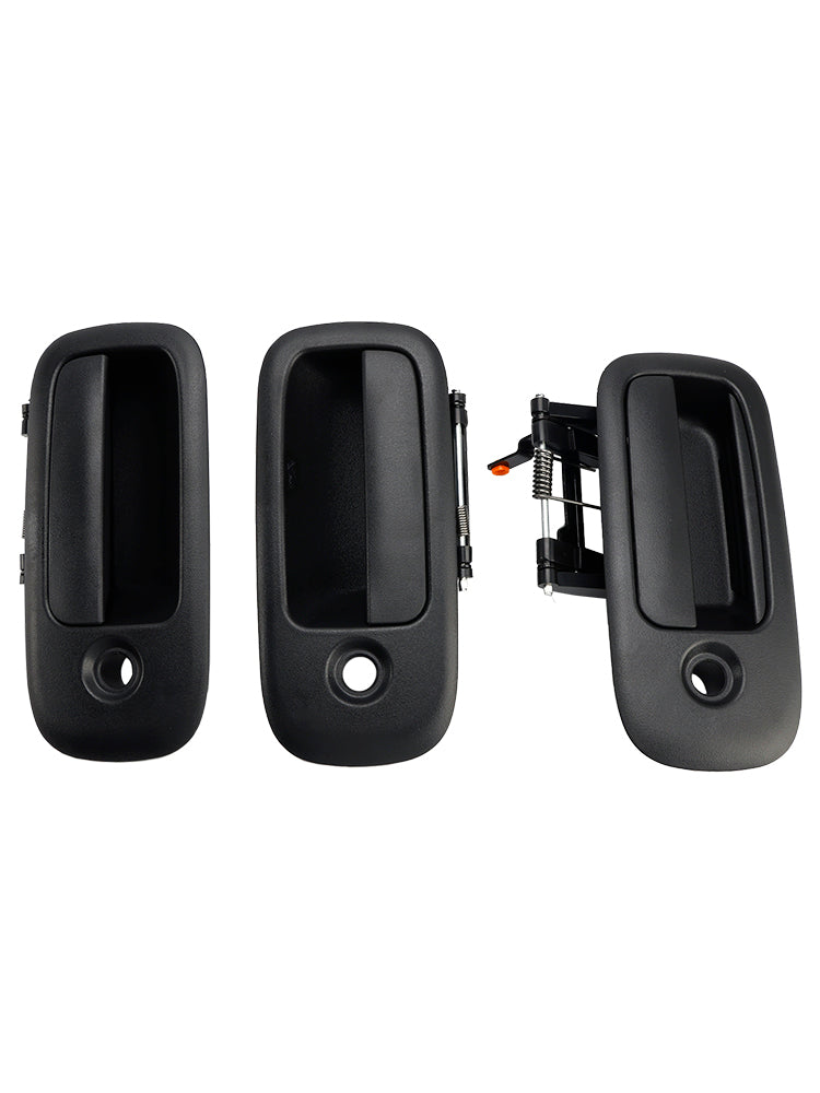 Set di 3 maniglie per porte anteriori esterne per Chevrolet Express 1500 2500 1996-2009