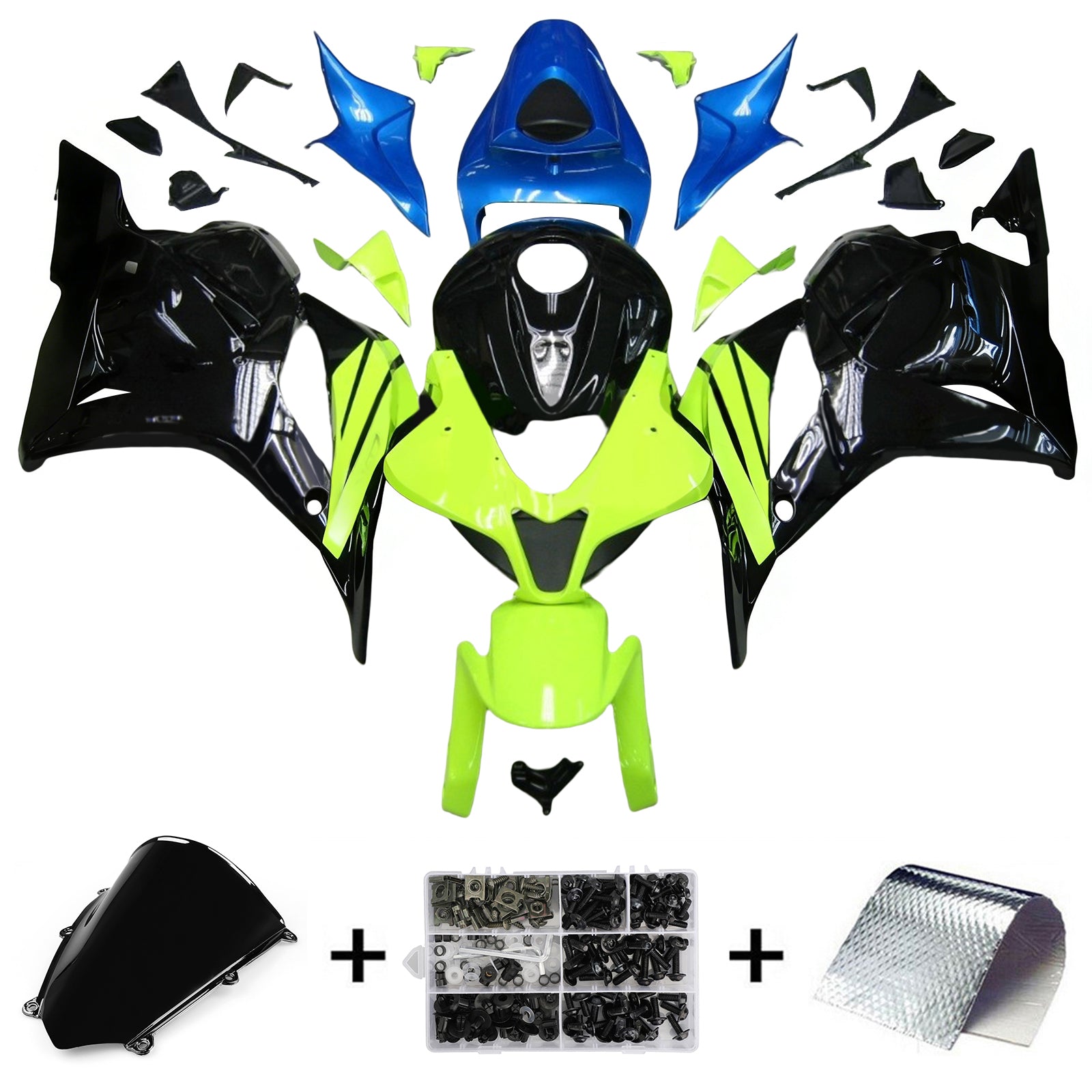 Kit de carénage injecté en plastique ABS pour Honda CBR600RR 2009-2012 F5