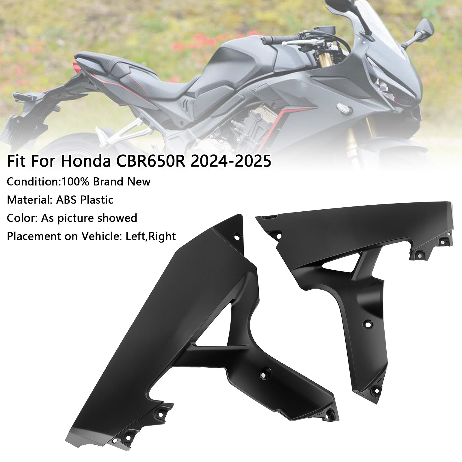 Honda CBR650R 2024-2025: n sivuttaishallintapaneeli