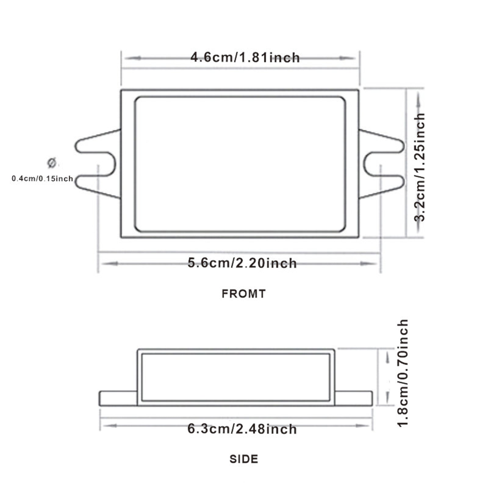 Convertisseur régulateur abaisseur d'alimentation étanche CC 30-90 V vers 12 V 2 A 24 W