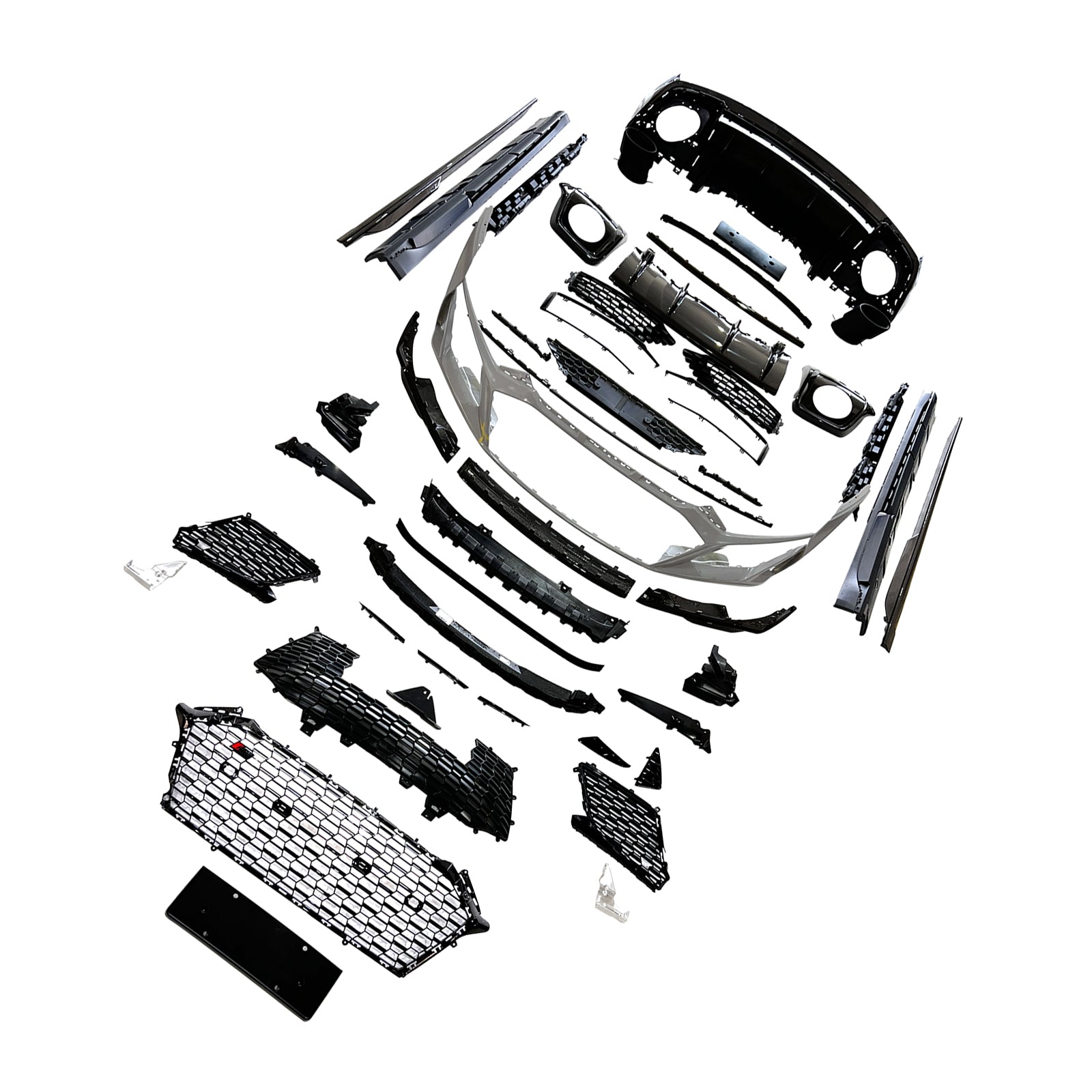 Kit carrosserie en fibre de carbone pour pare-chocs avant, compatible avec AUDI R8 4S 2016-2020 et 2021-2024.
