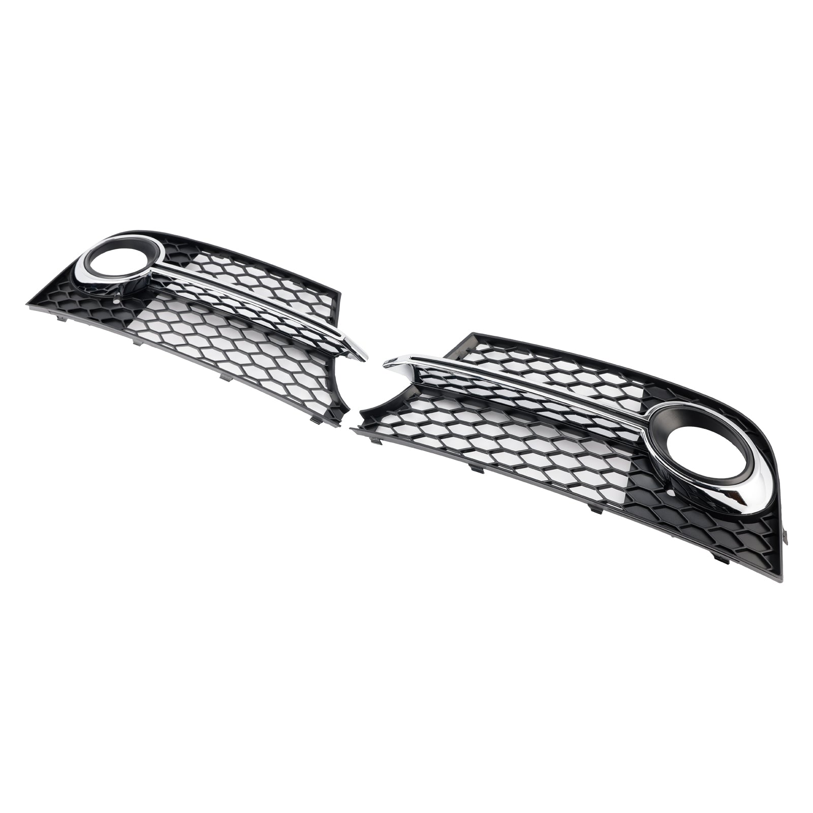 Grille de phare antibrouillard chromée pour pare-chocs avant Audi TT MK2 S-Line TTS 2011-2014