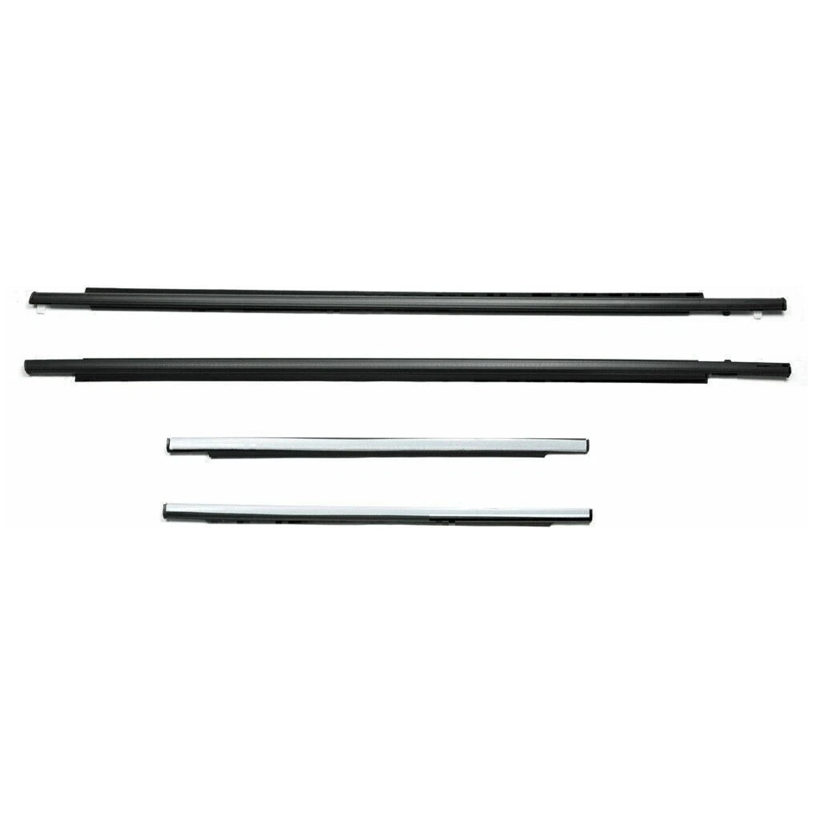 Joint d'étanchéité de moulure de fenêtre (4 pièces) pour Toyota FJ Cruiser (2007-2014).