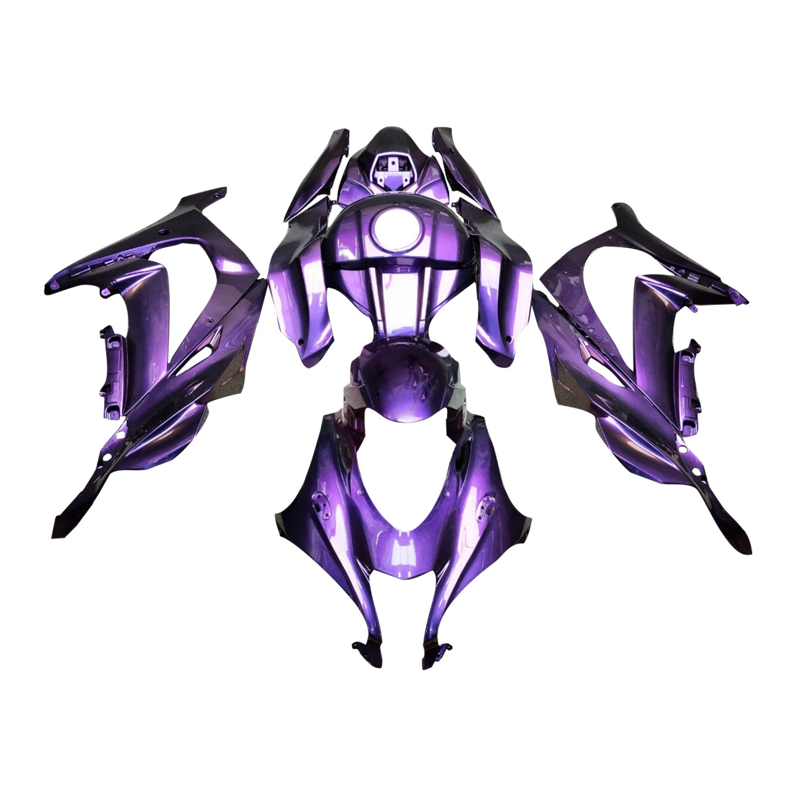 Kit de carénage injecté en plastique ABS pour Kawasaki ZX10R 2016-2020