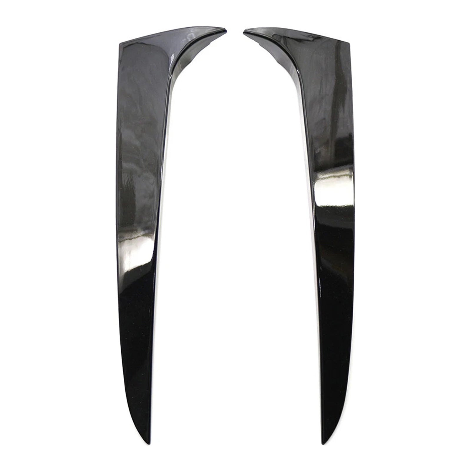 Paire de becquets latéraux de lunette arrière noir brillant pour BMW X3 F25 2011-2017