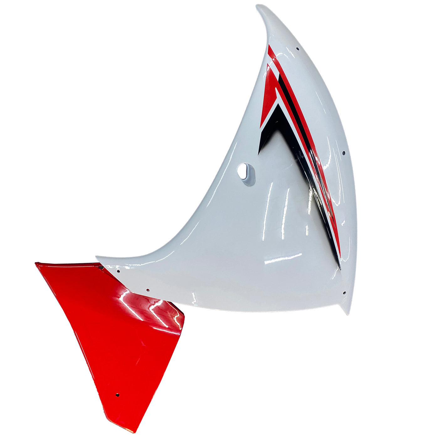 Kit de carénage en plastique ABS moulé par injection rouge et blanc pour Yamaha YZF R1 2009-2011