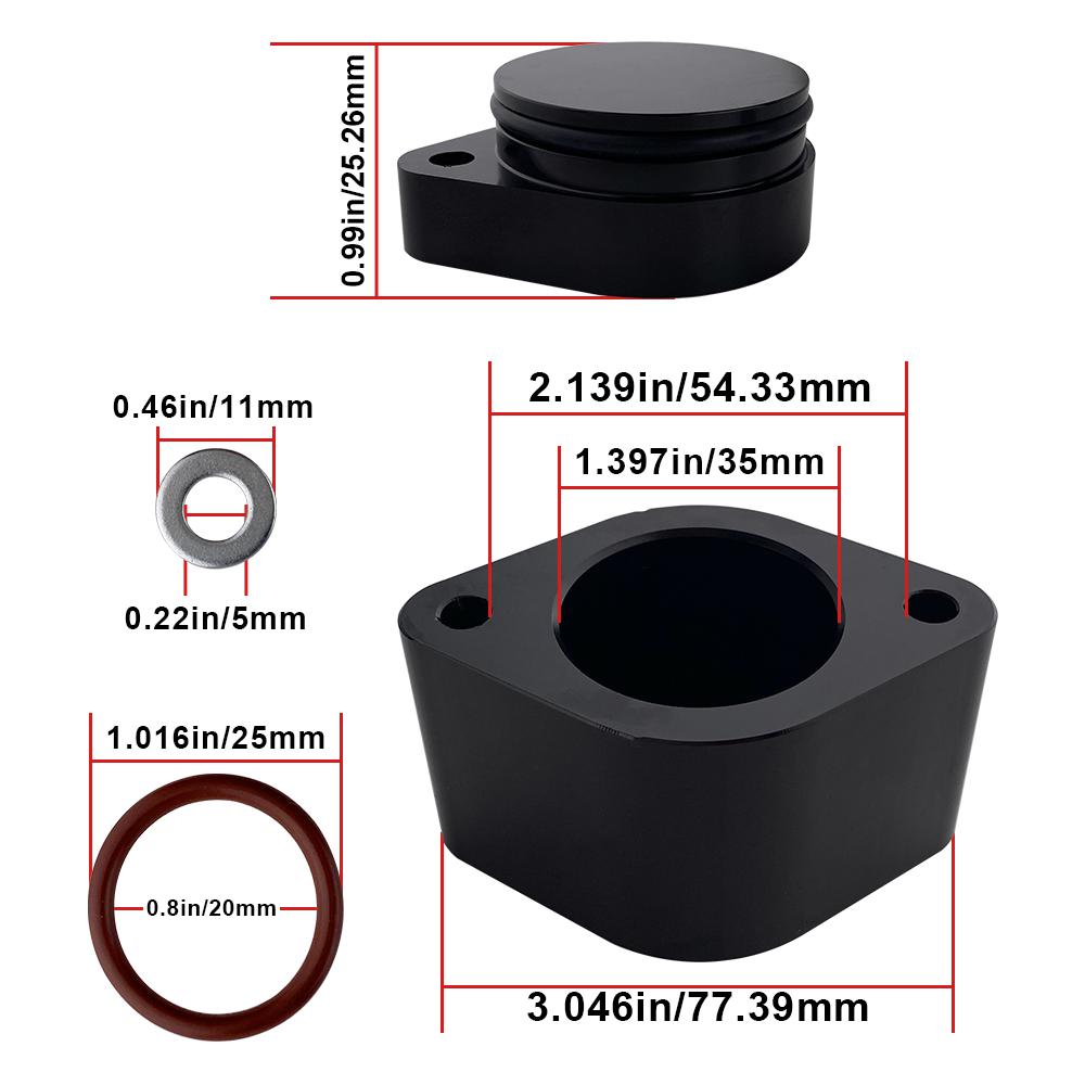CCV Research Kit + Recuperación de deflector CCV interno para Ford 6.7 L PowerStroke 201L-2024