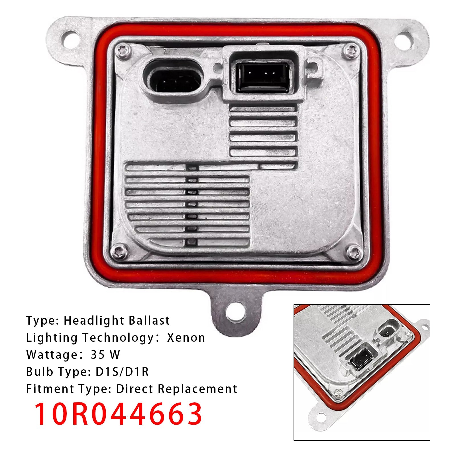 D1S/D1R ksenonski balastni krmilni modul, številka dela 10R044663, za Ford Focus in Jaguar.