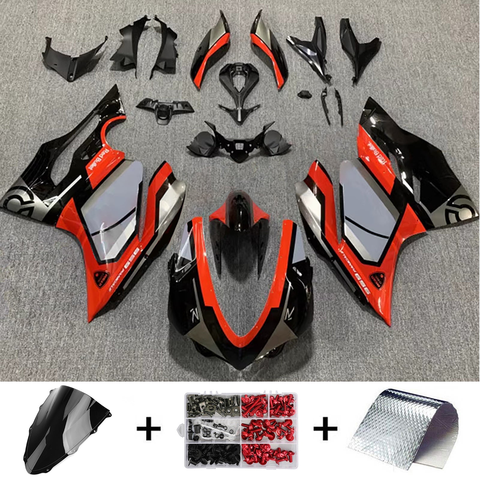 Kit de carénage d'injection Ducati 1299 2015-2020 Carrosserie Plastique ABS