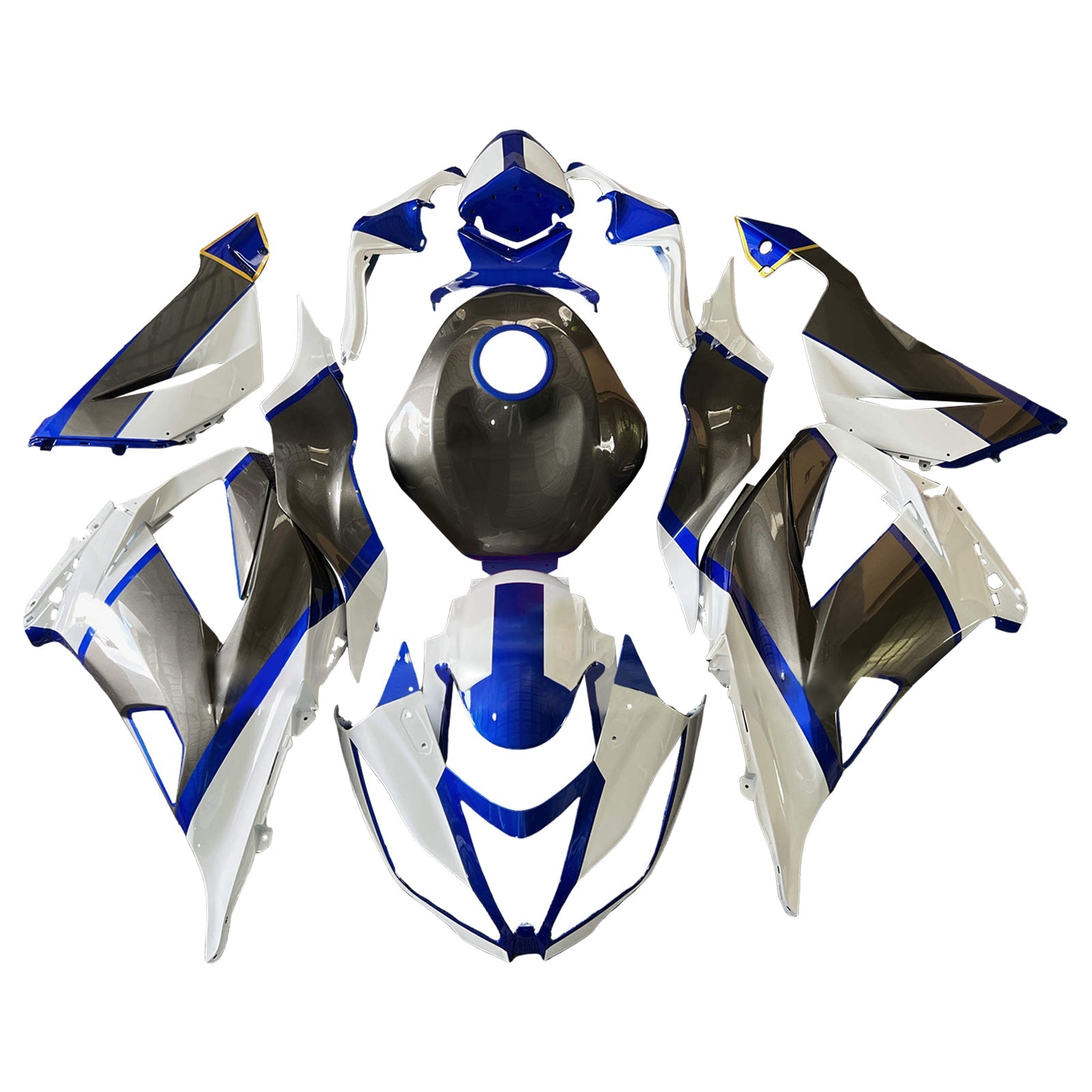 Kit de carénage par injection, carrosserie en plastique ABS pour Kawasaki ZX6R 636 2013-2018