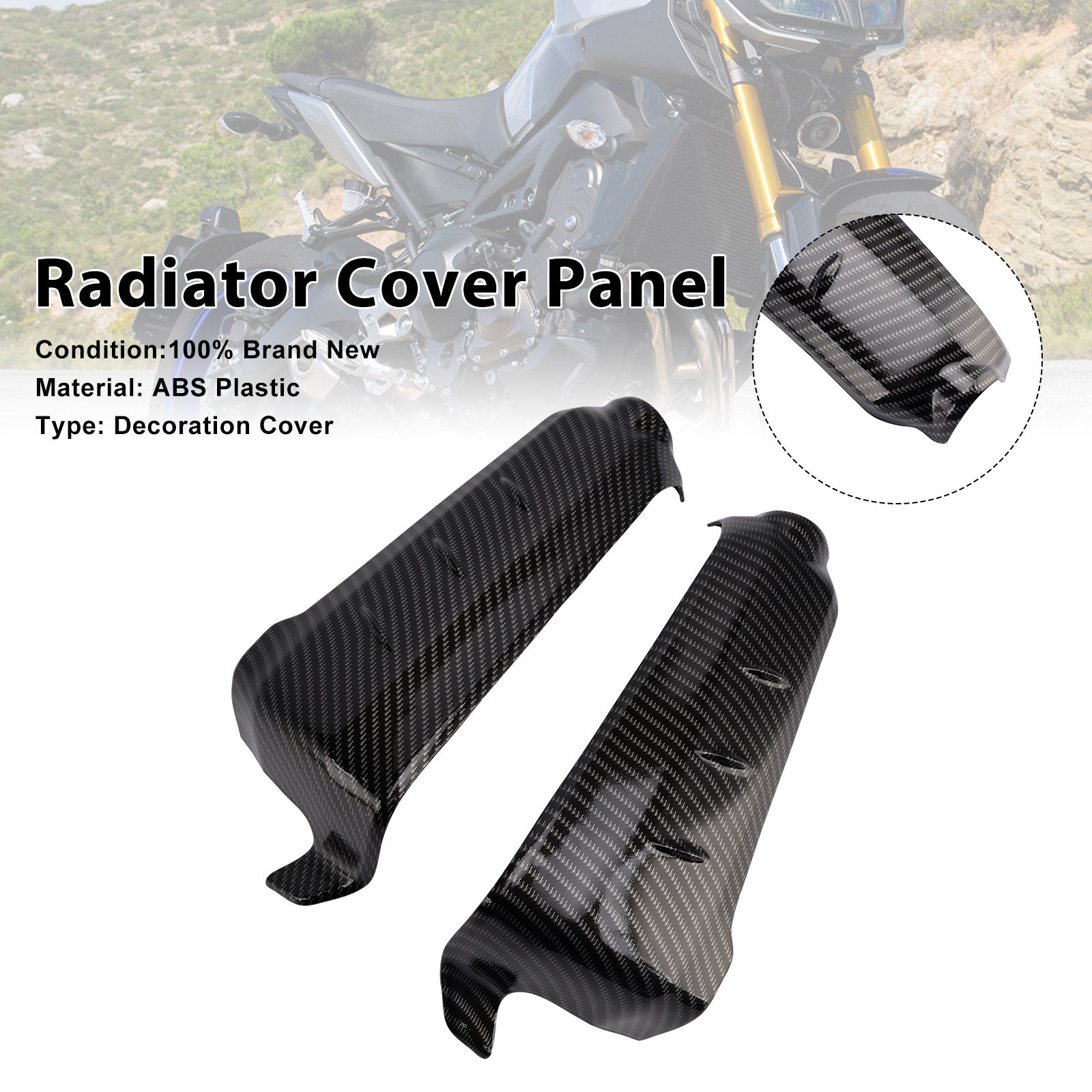 Panneaux de carénage latéraux de radiateur pour Yamaha MT-09/SP 2021-2024