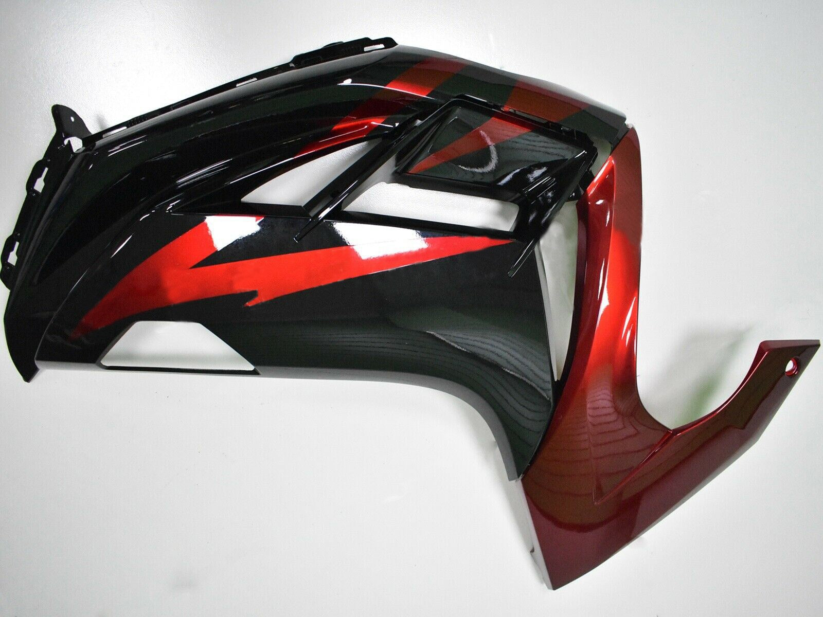 Kit de carénage en plastique moulé par injection rouge et noir pour Kawasaki Ninja 650 EX650 2012-2016
