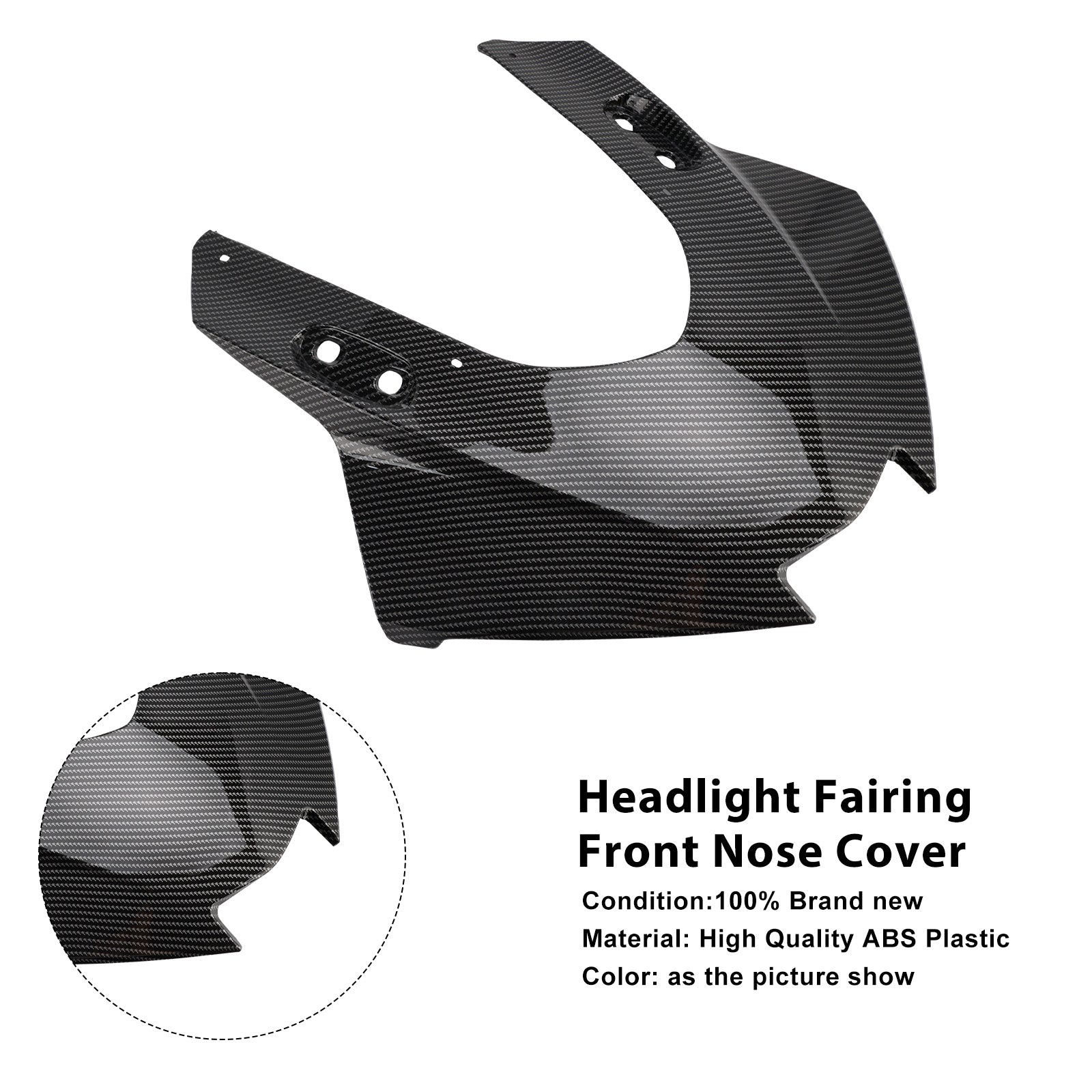 Carénage avant de phare pour Yamaha YZF-R3 R25 (2025-2026)