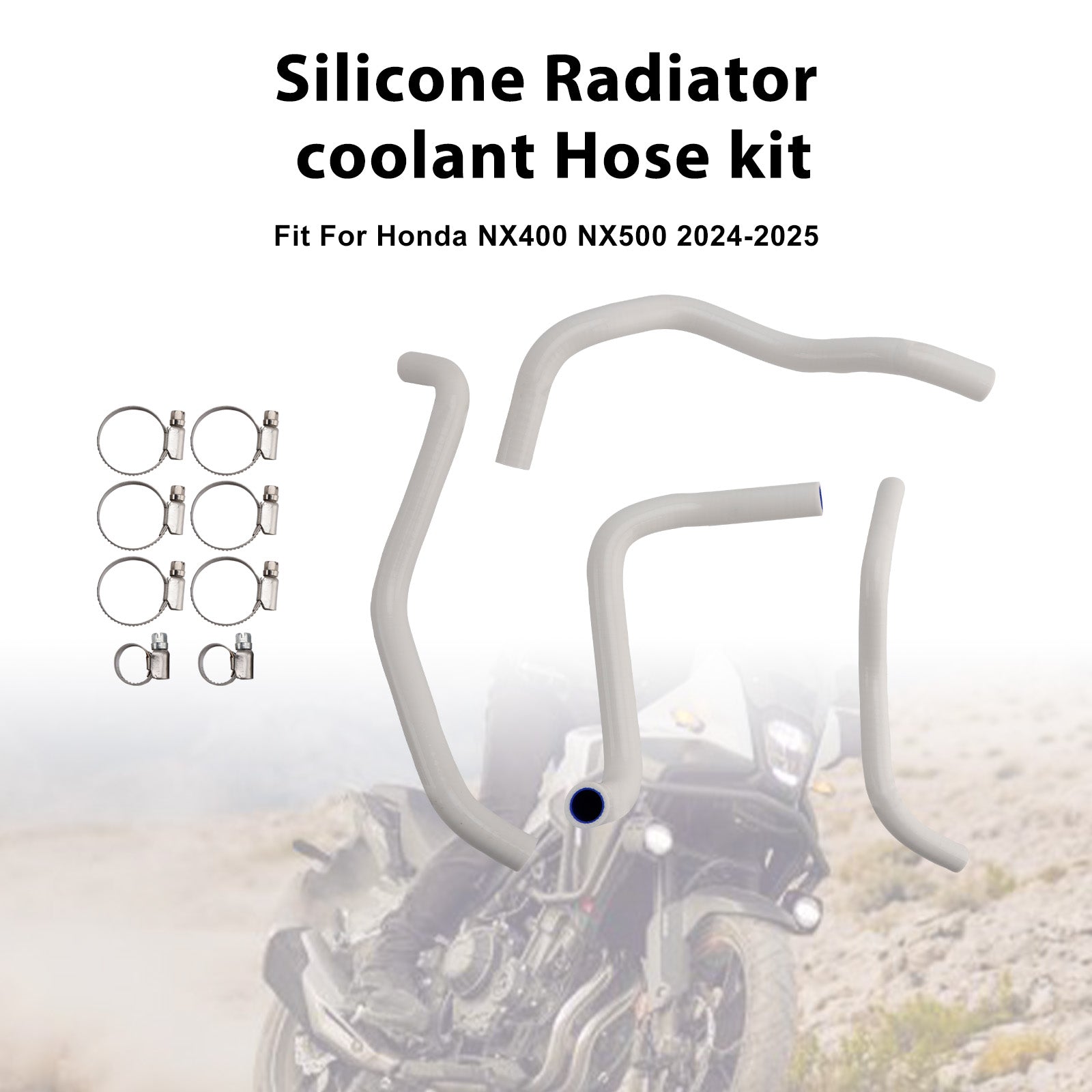 Durite de refroidissement en silicone pour radiateur Honda CB500 Hornet 2024-2025