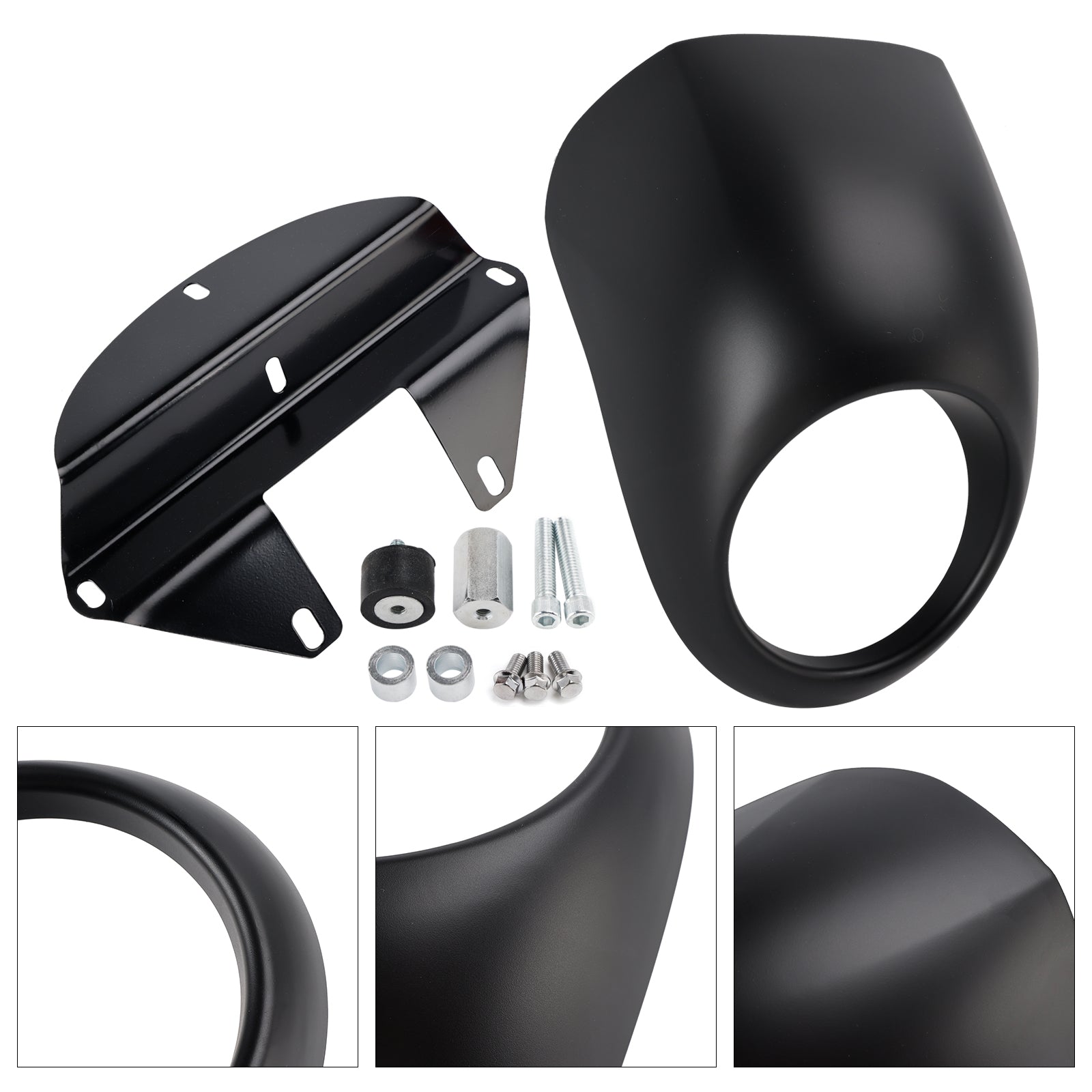 Cache de phare pour Sportster Dyna XL 883 1200 FX (à partir de 1973)