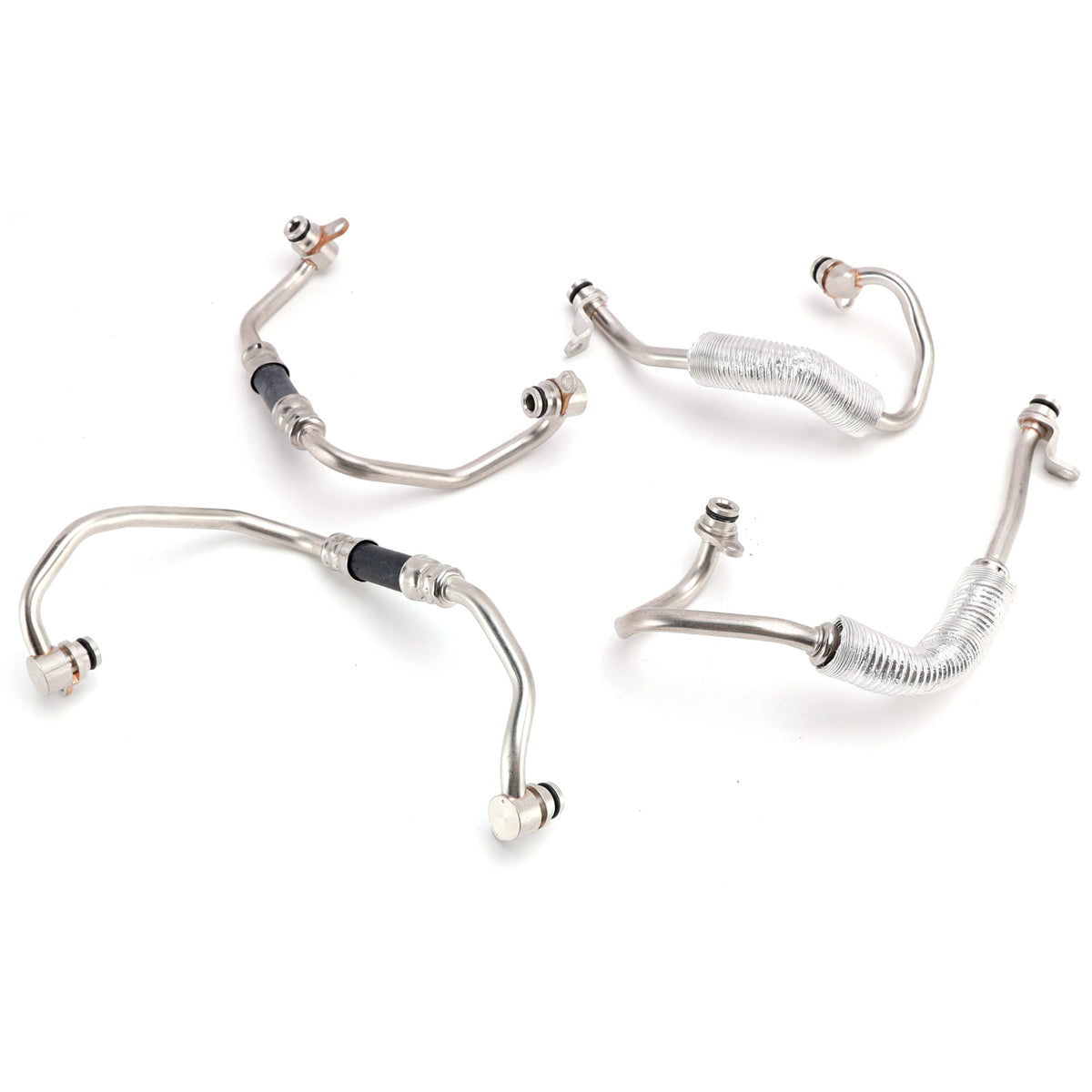 Kit de 4 durites de refroidissement pour turbocompresseur BMW 335xi (2007-2008) - Référence : 11537558899