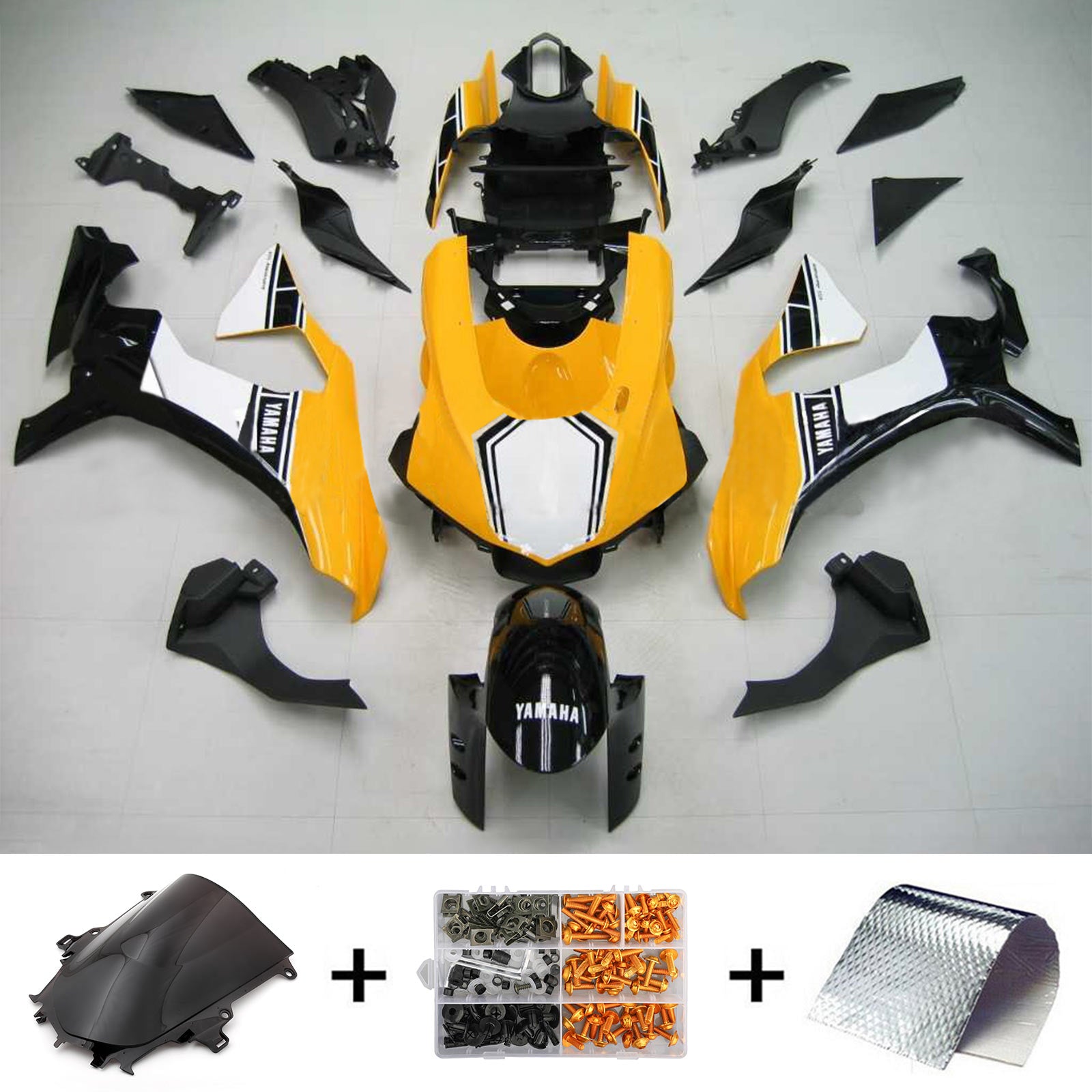 2015-2019 Yamaha yzf 1000 R1 Kit telecamera iniezione corpo in plastica ABS