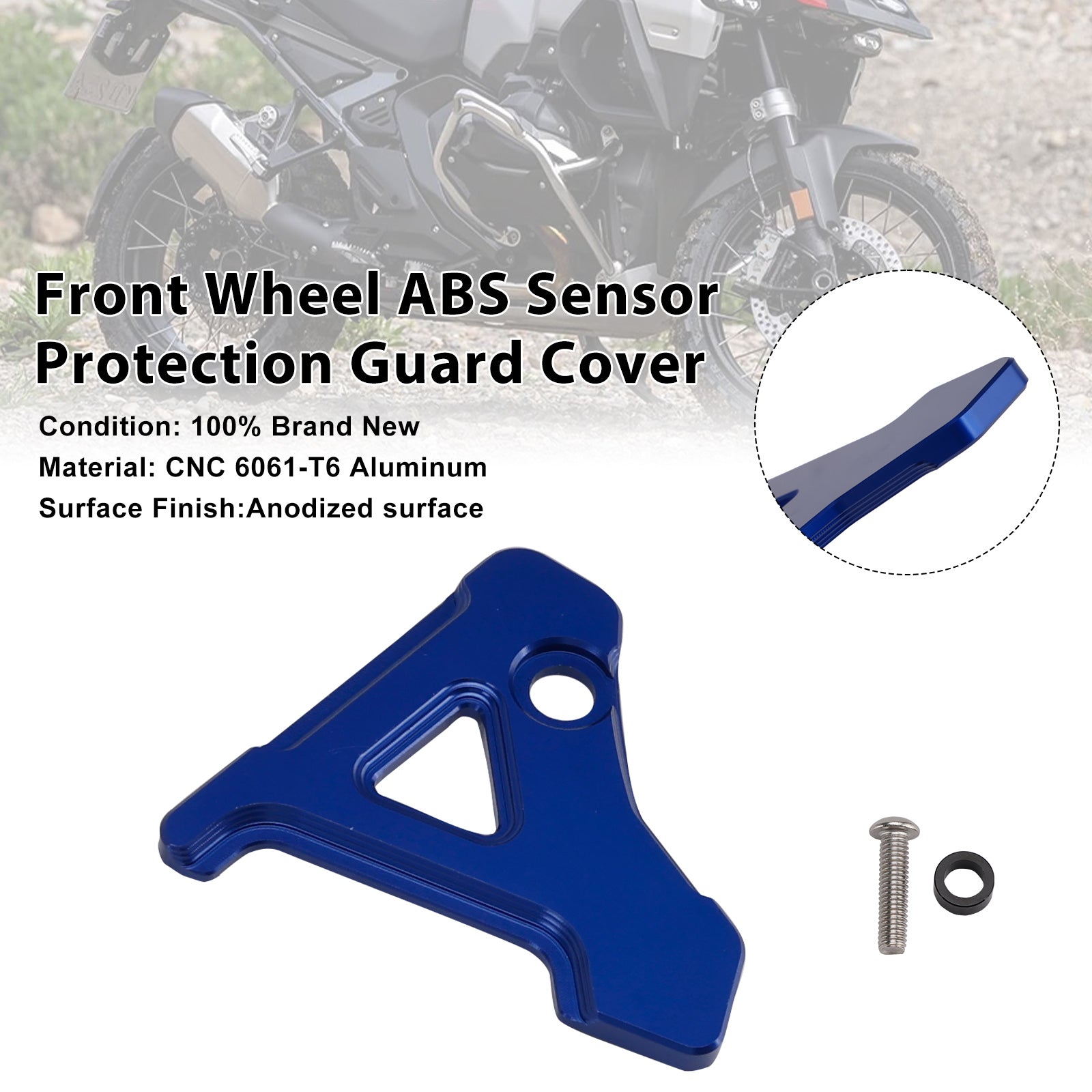 Protection du capteur ABS de roue avant pour BMW R1300GS / ADV 2023-2025