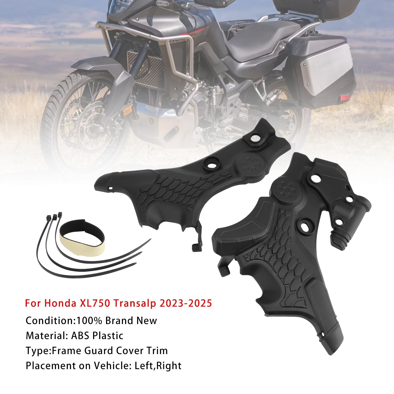 Protezione laterale del telaio e carenatura per Honda XL750 Transalp 2023-2025