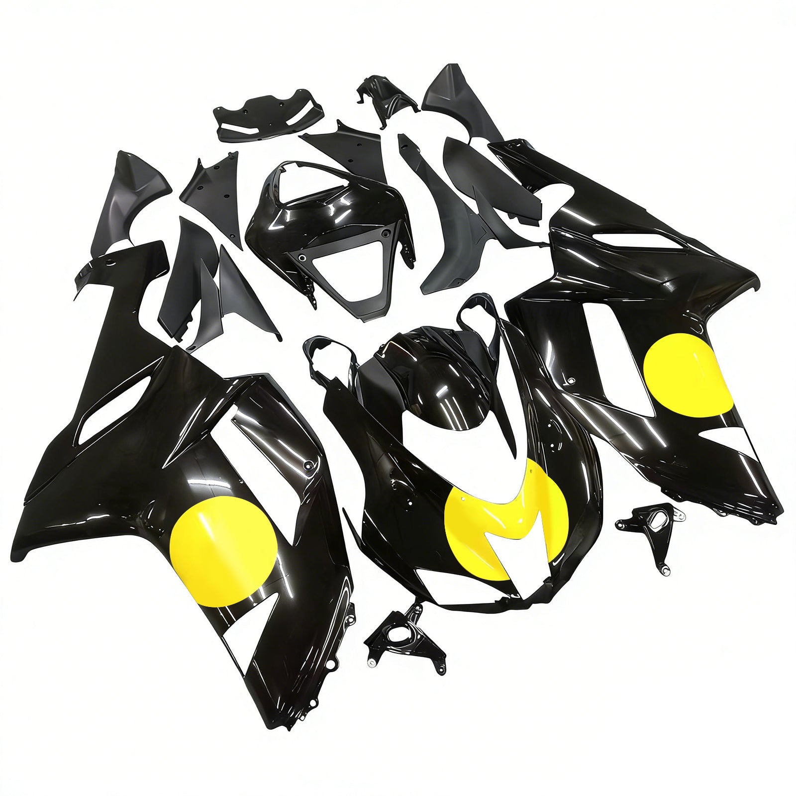Injection carénage kit carrosserie plastique ABS fit pour Kawasaki ZX6R 636 2007-2008