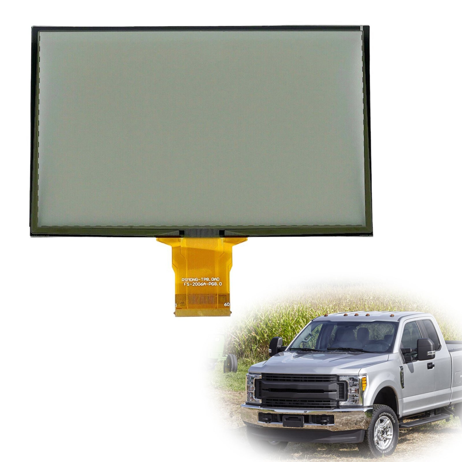 Moniteur LCD et écran tactile Ford F-150 8" 2011-2018 LQ080Y5DZ05