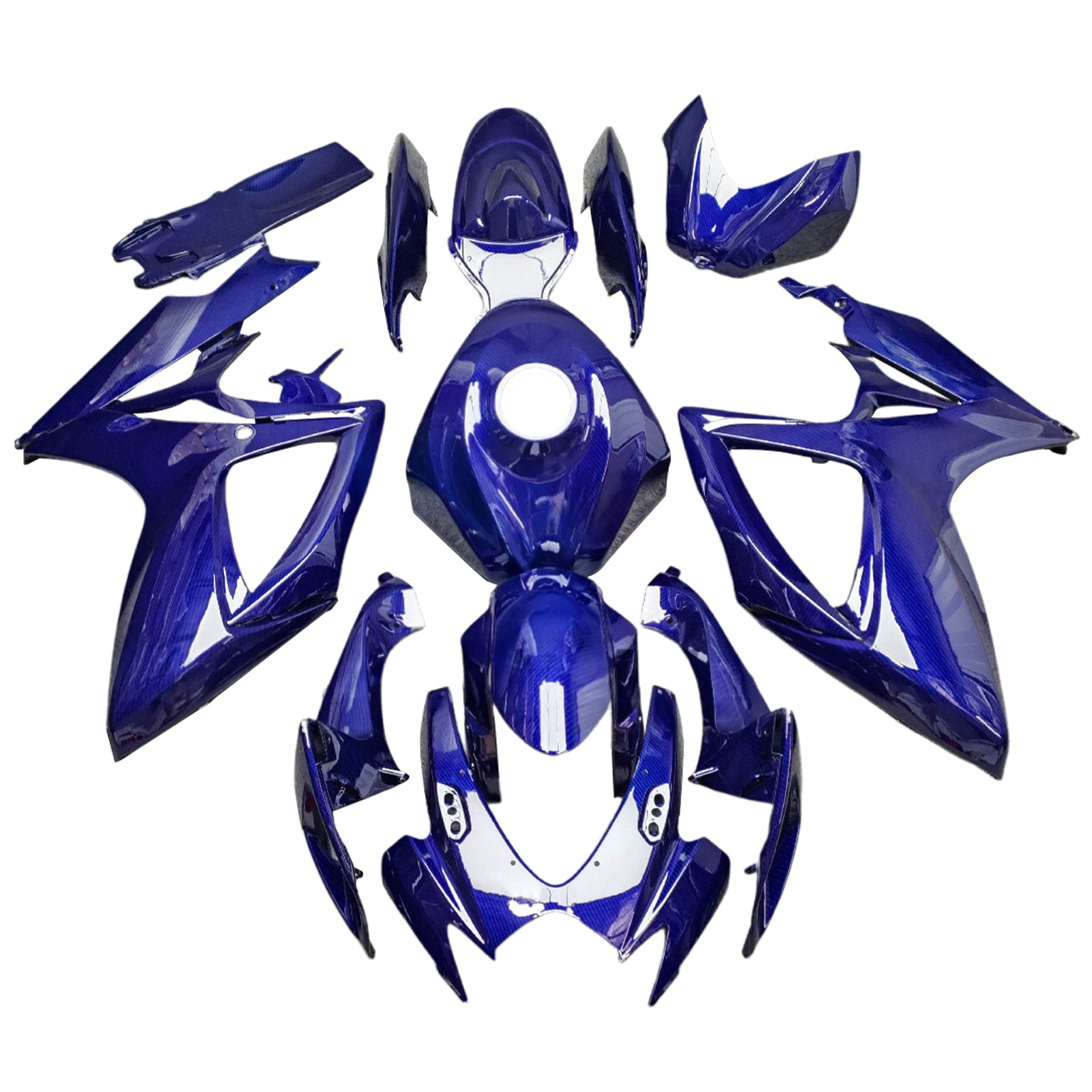 Kit de carénage injecté en plastique ABS pour Suzuki GSXR 600/750 2006-2007 K6