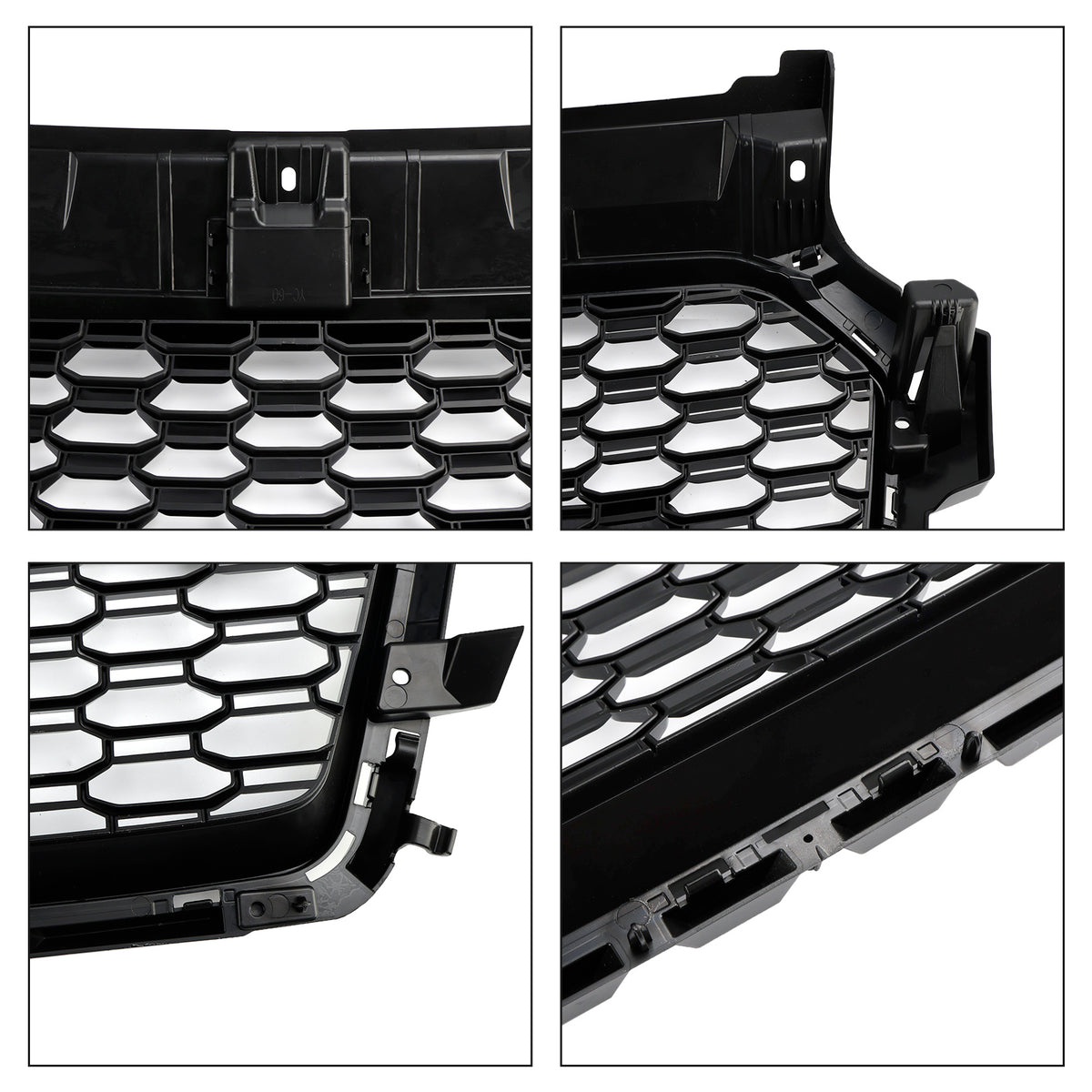 RS Style Honeycomb Bumper Grille Pour Audi A1 S1 8X Facelift 2016-2019 Black