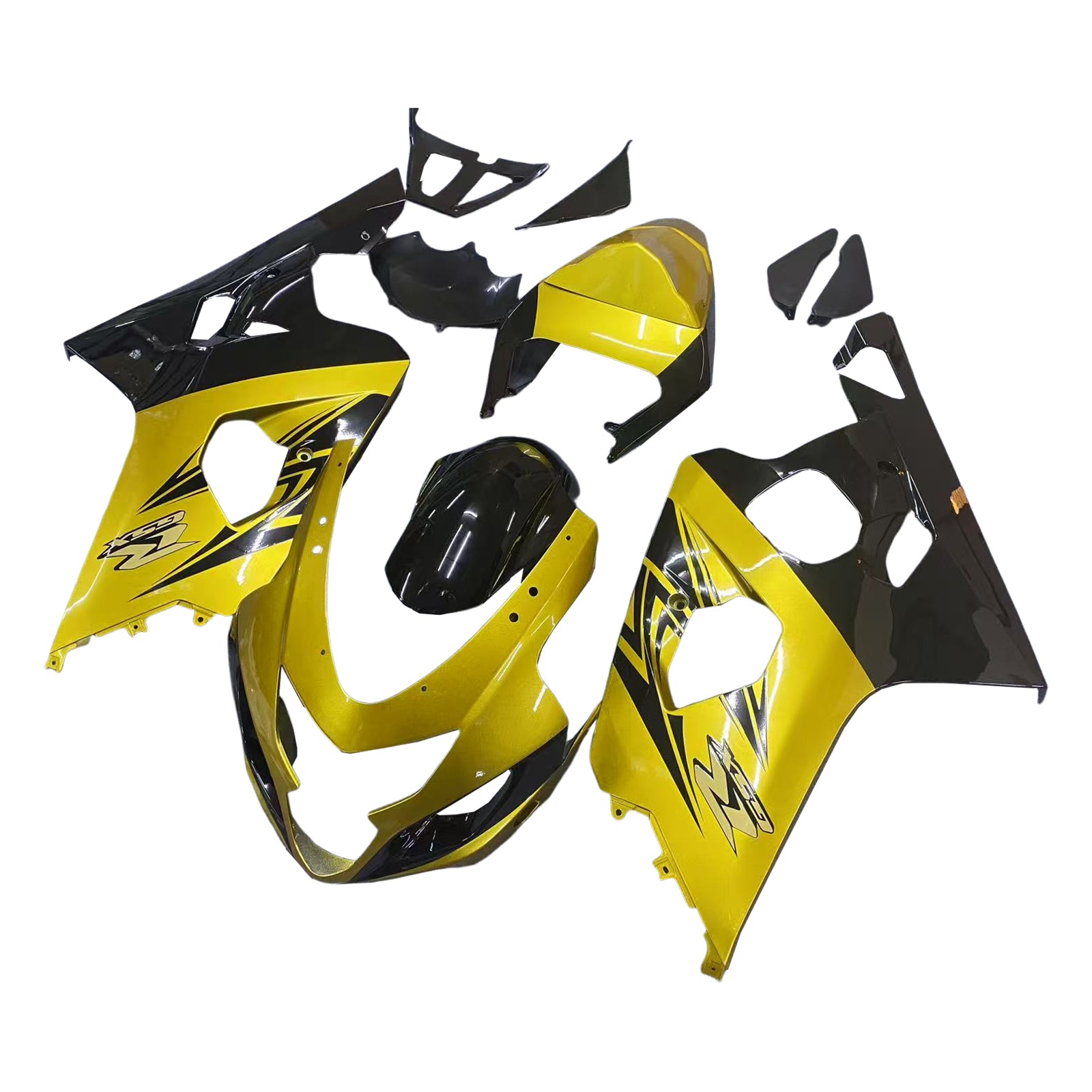 2004-2005 Suzuki GSXR 600/750 K4 Kit de carénage injection de carrosserie en plastique