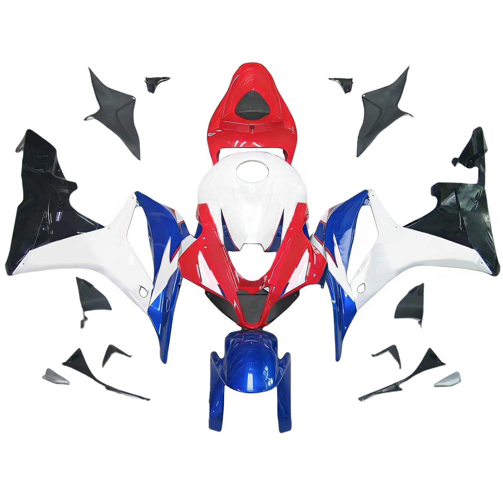 Kit de carenado de inyección, carrocería de plástico ABS para Honda CBR600RR 2007-2008 F5