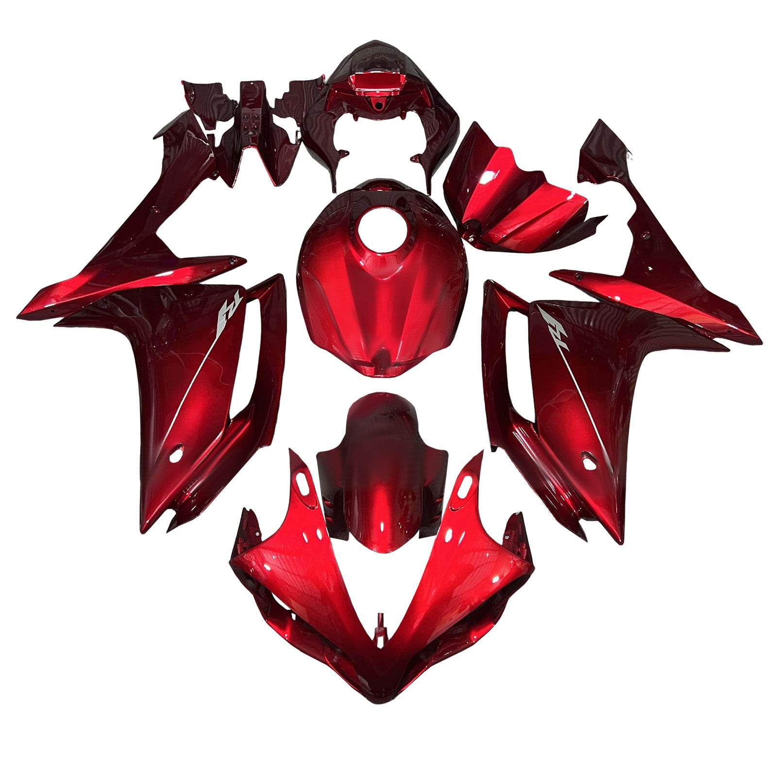 Kit carenatura iniettata in plastica ABS per Yamaha YZFR1 YZF-R1 2007-2008