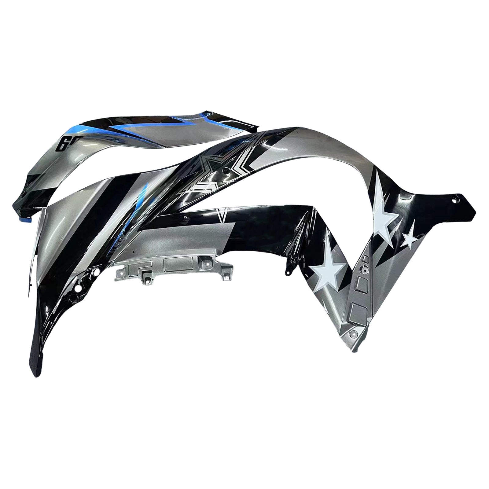 Kit de carénage injecté en plastique ABS pour Kawasaki ZX10R 2011-2015