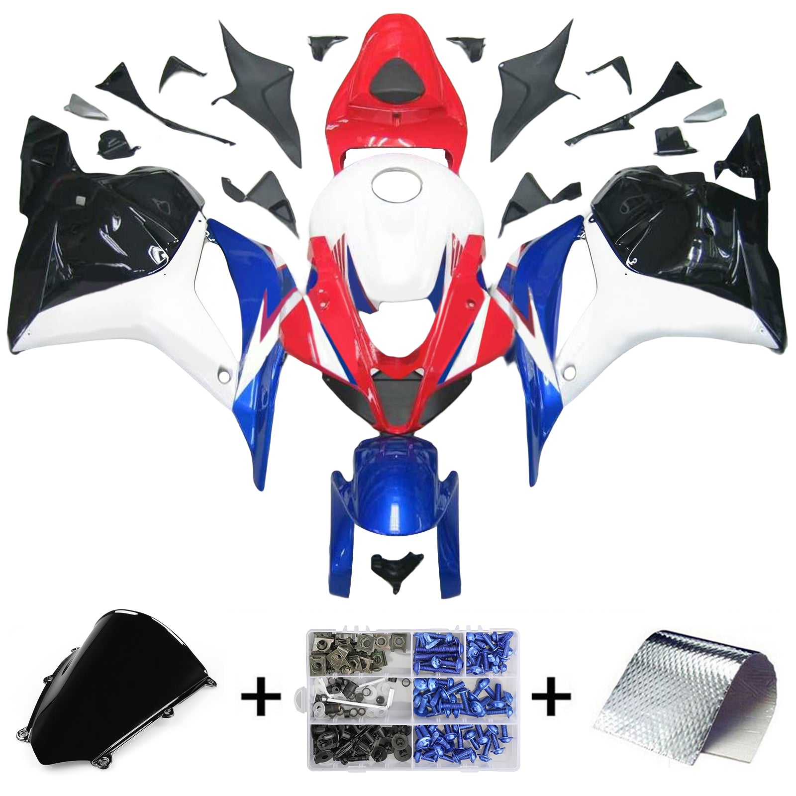 Kit de carénage à injection en plastique ABS pour Honda CBR600RR 2009-2012 F5