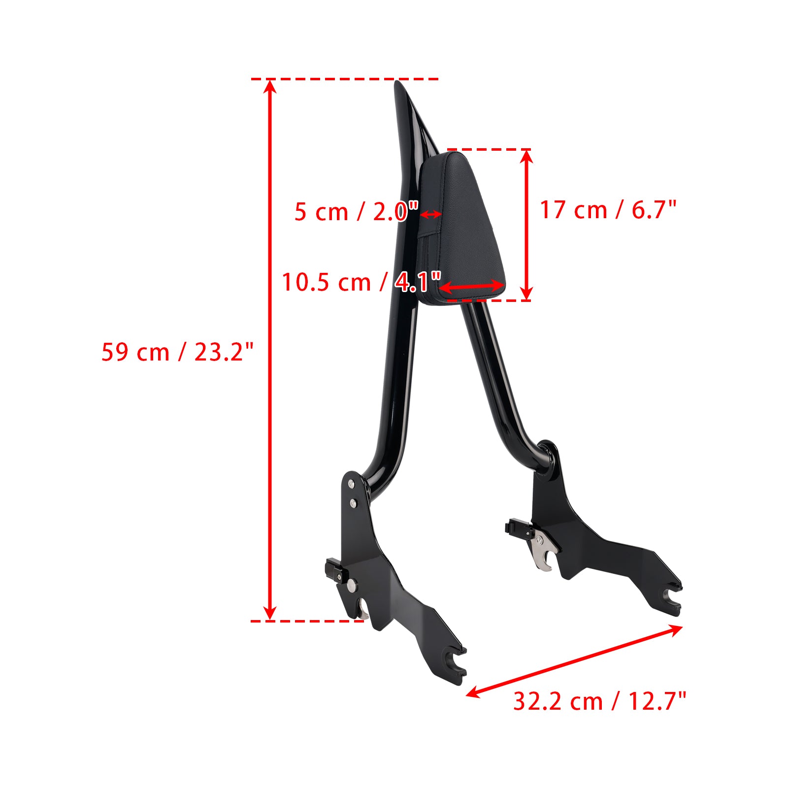 Dossier de siège passager Low Rider FXLR FXLRS FXLRST FXRST Sport Glide FLSB 2018+