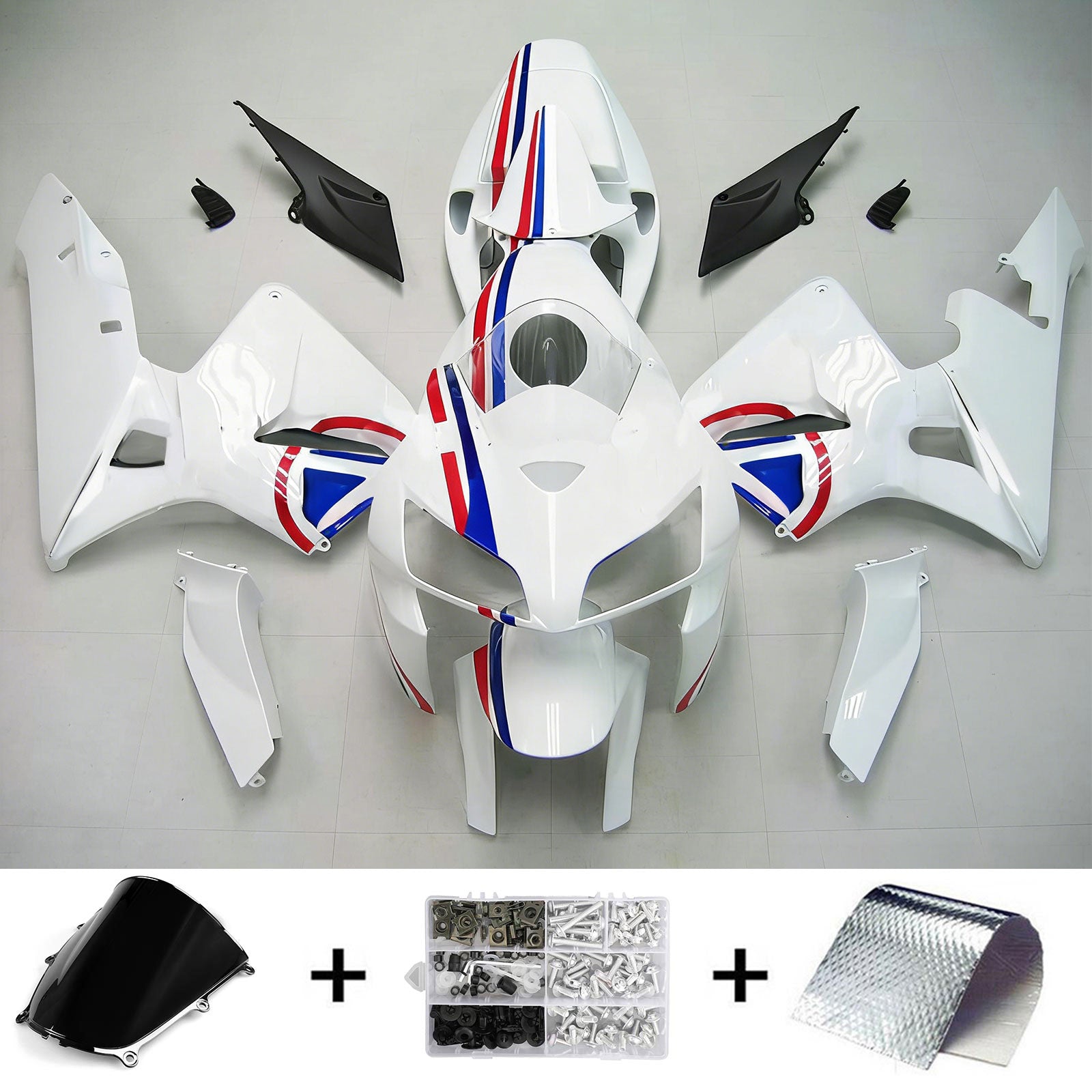 Kit de carénage par injection, carrosserie en plastique ABS pour Honda CBR600RR 2005-2006 F5