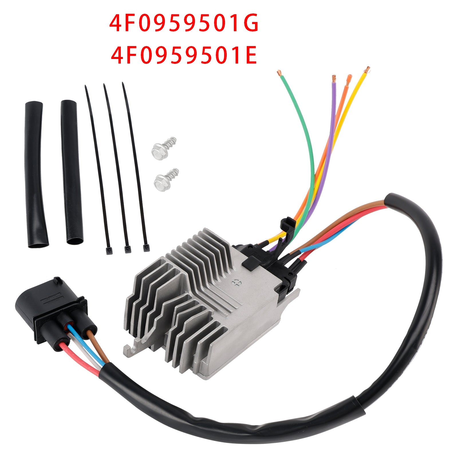 Moduł sterujący wentylatora chłodnicy dla Audi A6 2004-2011 4F0959501G 4F0959501E