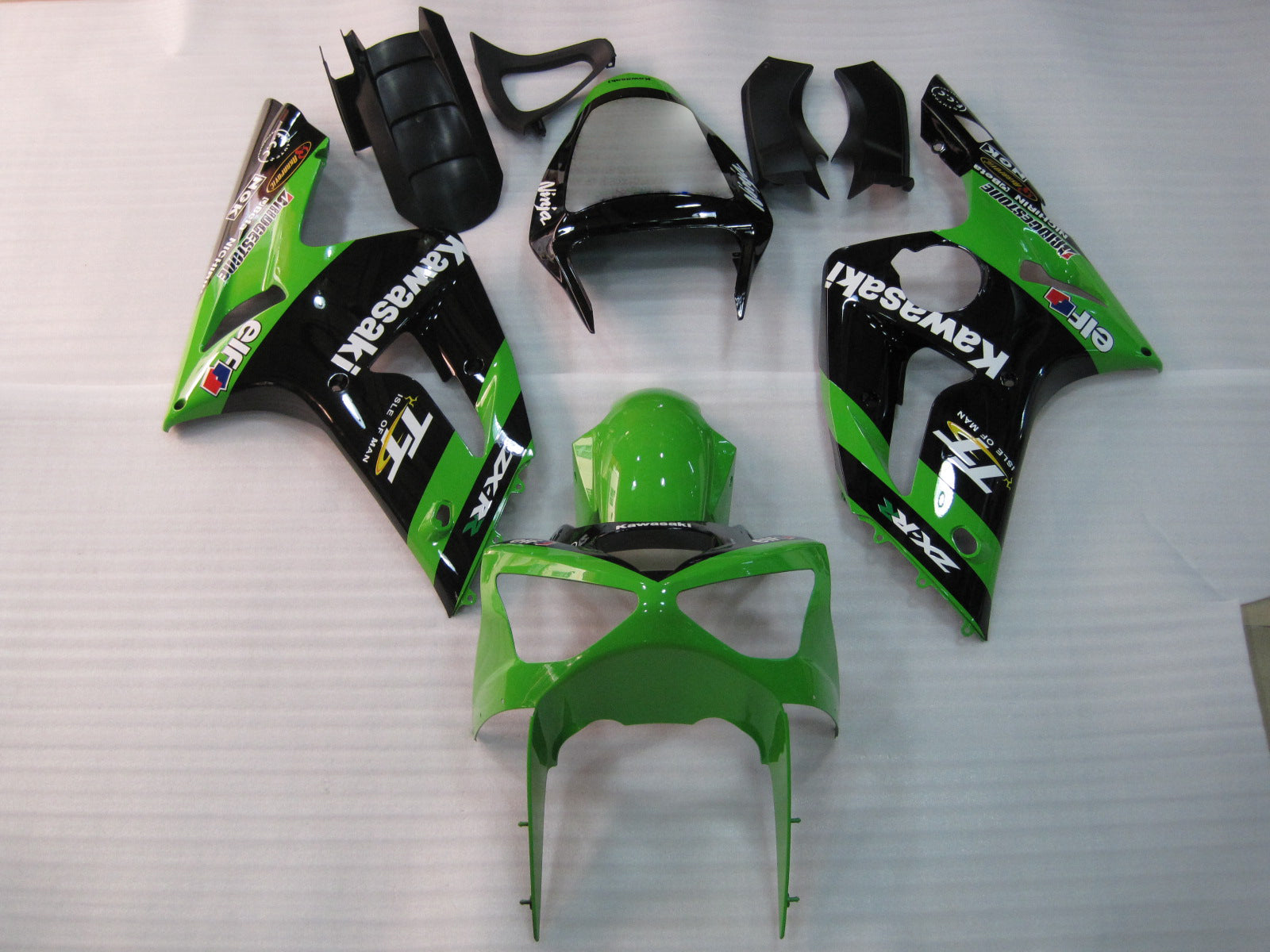 2003-2004 kawasaki zx6r camen kit de carrocería de plástico de inyección