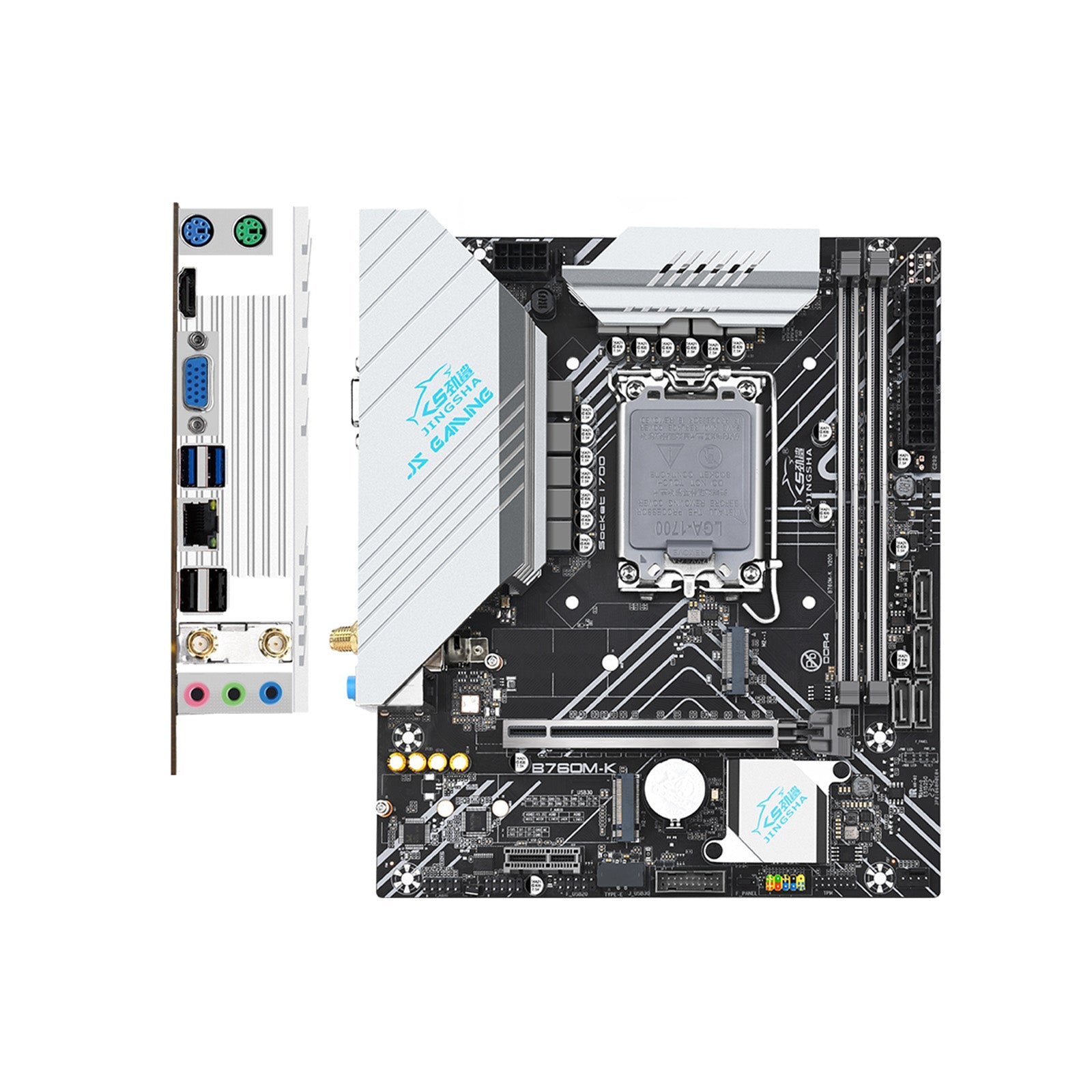 Carte mère B760M-K LGA-1700 broches, mémoire DDR4, double Interface M.2, prend en charge le WIFI