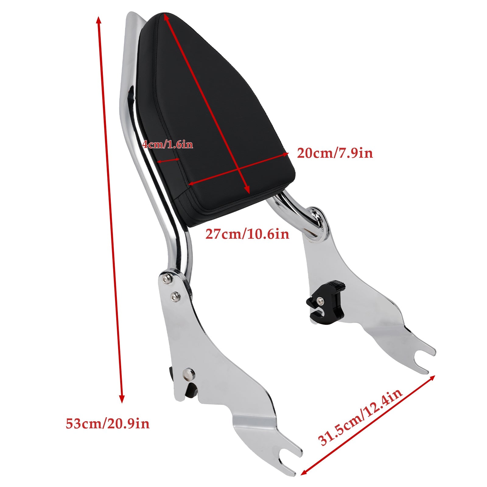 Dossier de sissy bar passager ELECTRA GLIDE STANDARD FLHT/I 2009-2022
